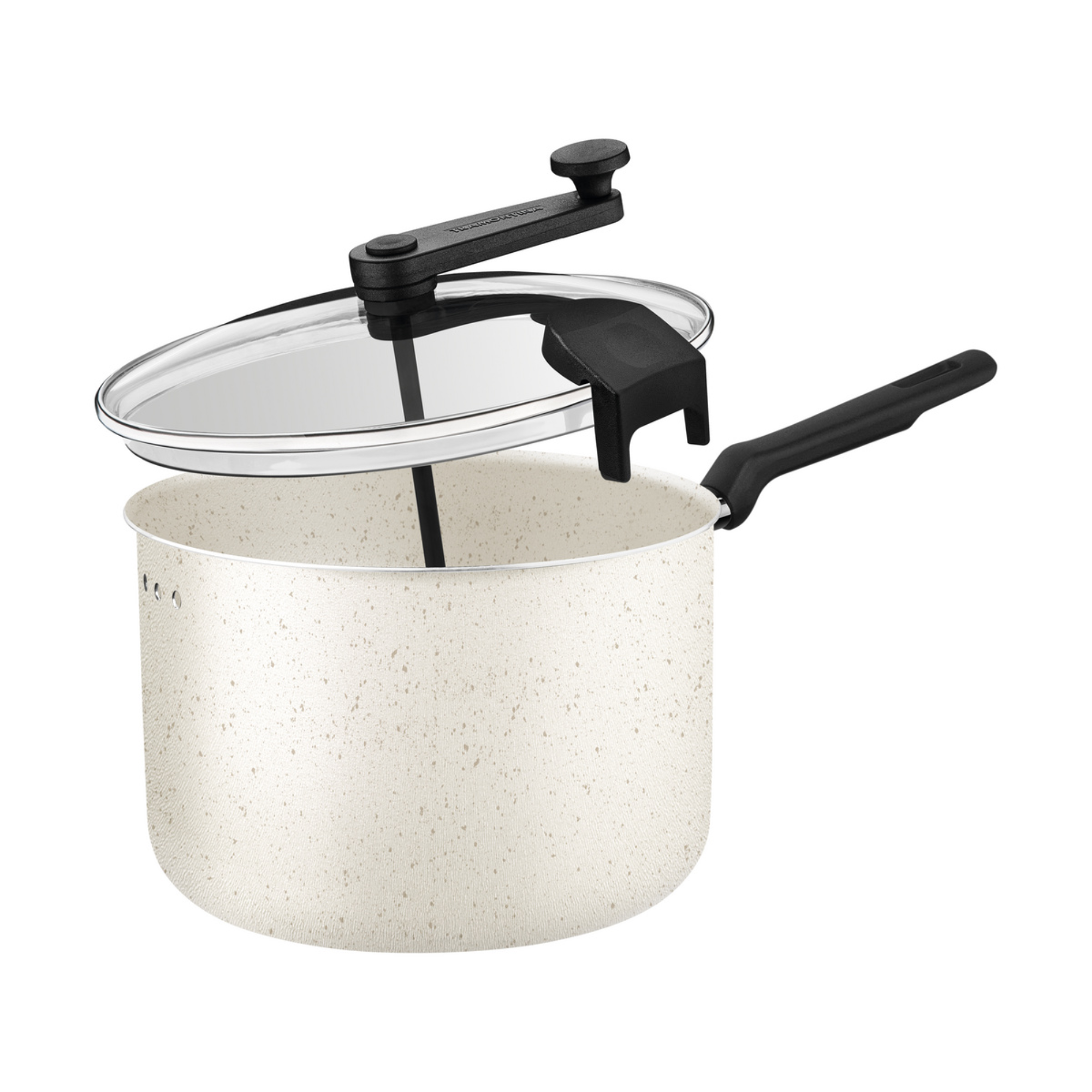 Pipoqueira Loreto 20cm 3,5L Bege Starflon Max Tramontina - 27805363