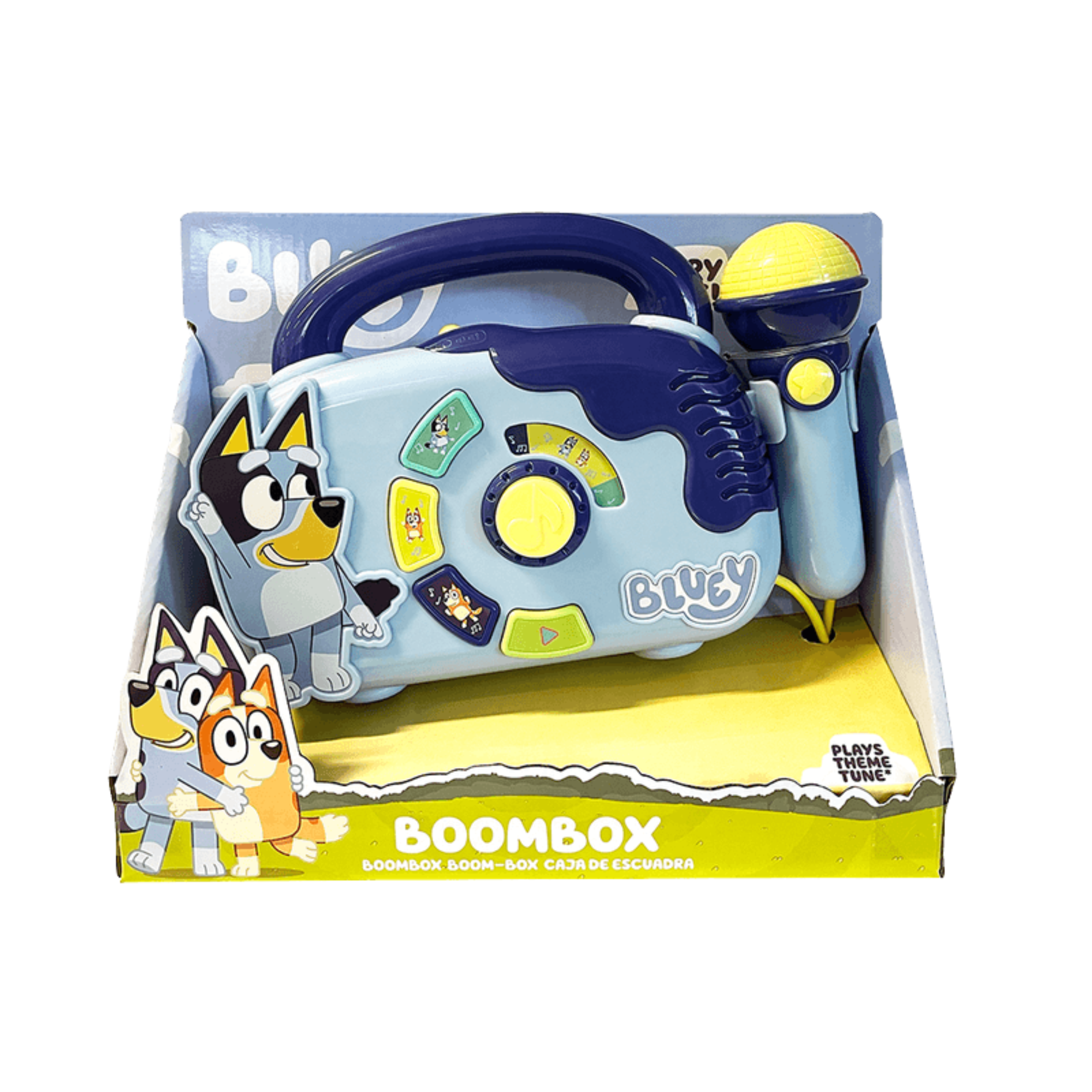 Rádio Infantil com Sons, Luzes e Melodias Reais Bluey Multikids - BR2672