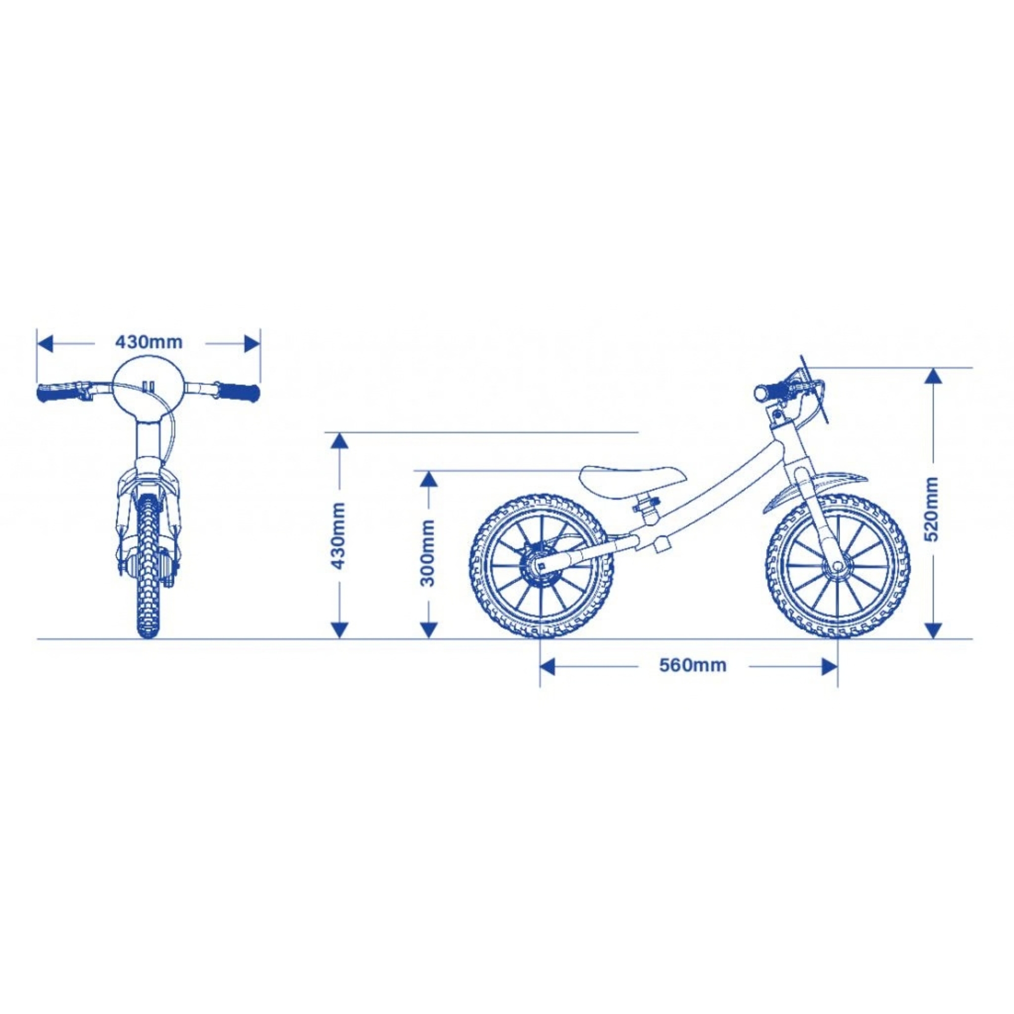 Bicicleta Balance Bike Flower Nathor - 108061000001