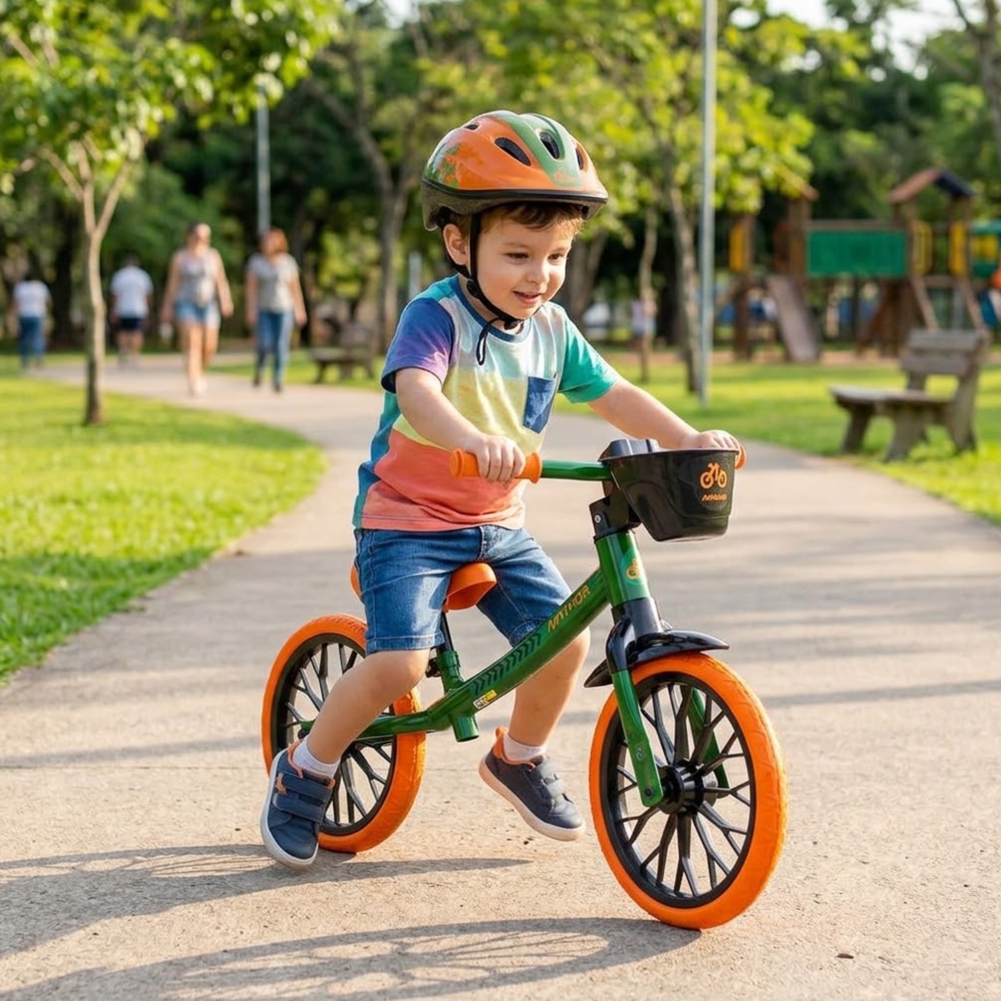 Bicicleta Infantil Balance Bike Adventure +2 anos Nathor - 108061000002