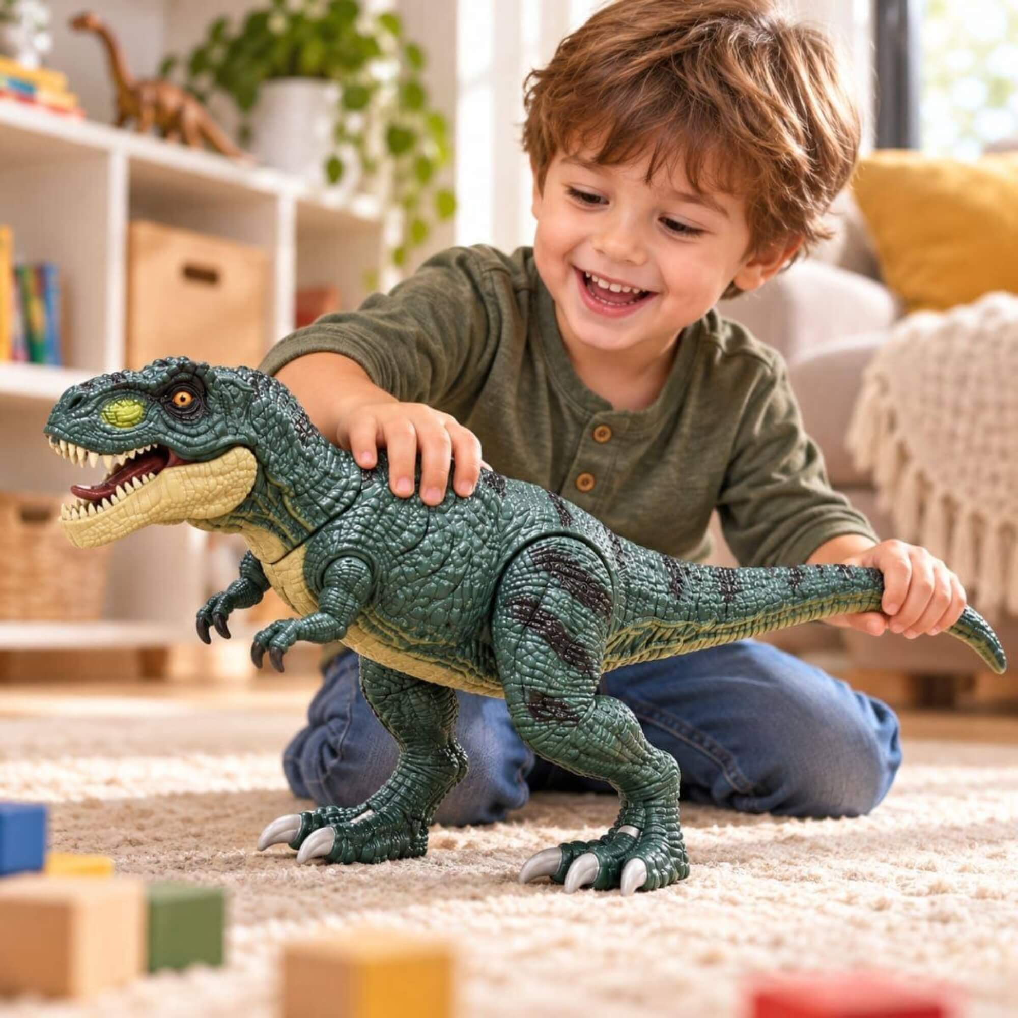 Boneco Dinossauro Jurassic Fun Titanrex Multikids - BR2678