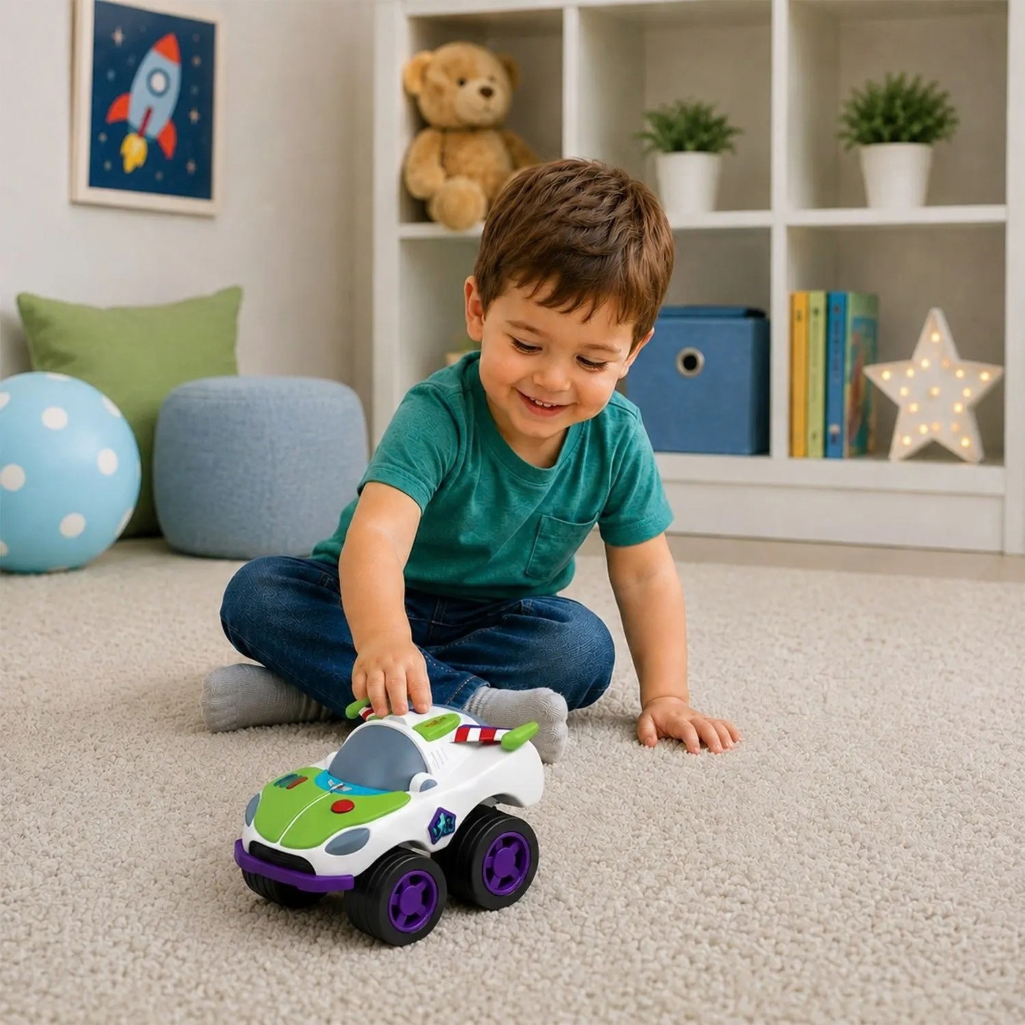 Brinquedo Fofomóvel Toy Story Buzz Lightyear Líder - 3872