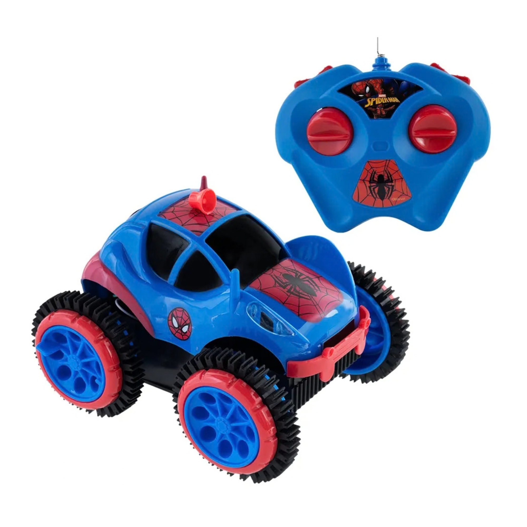 Brinquedo Carrinho de Controle Remoto Homem-Aranha Spider Flip Candide - 5851