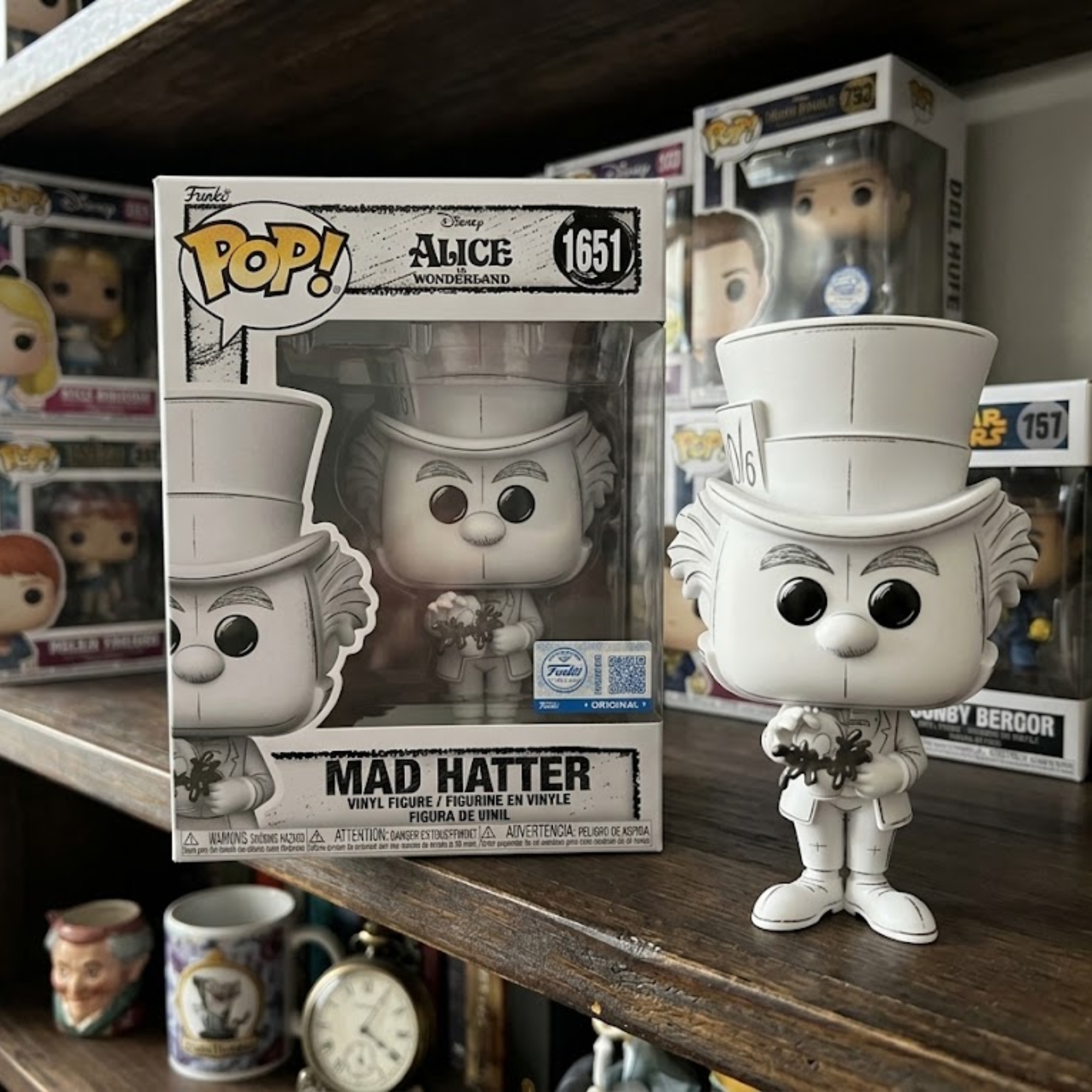 Boneco Funko Pop! Exclusivo Disney Esboços - Chapeleiro Maluco Candide - 12439