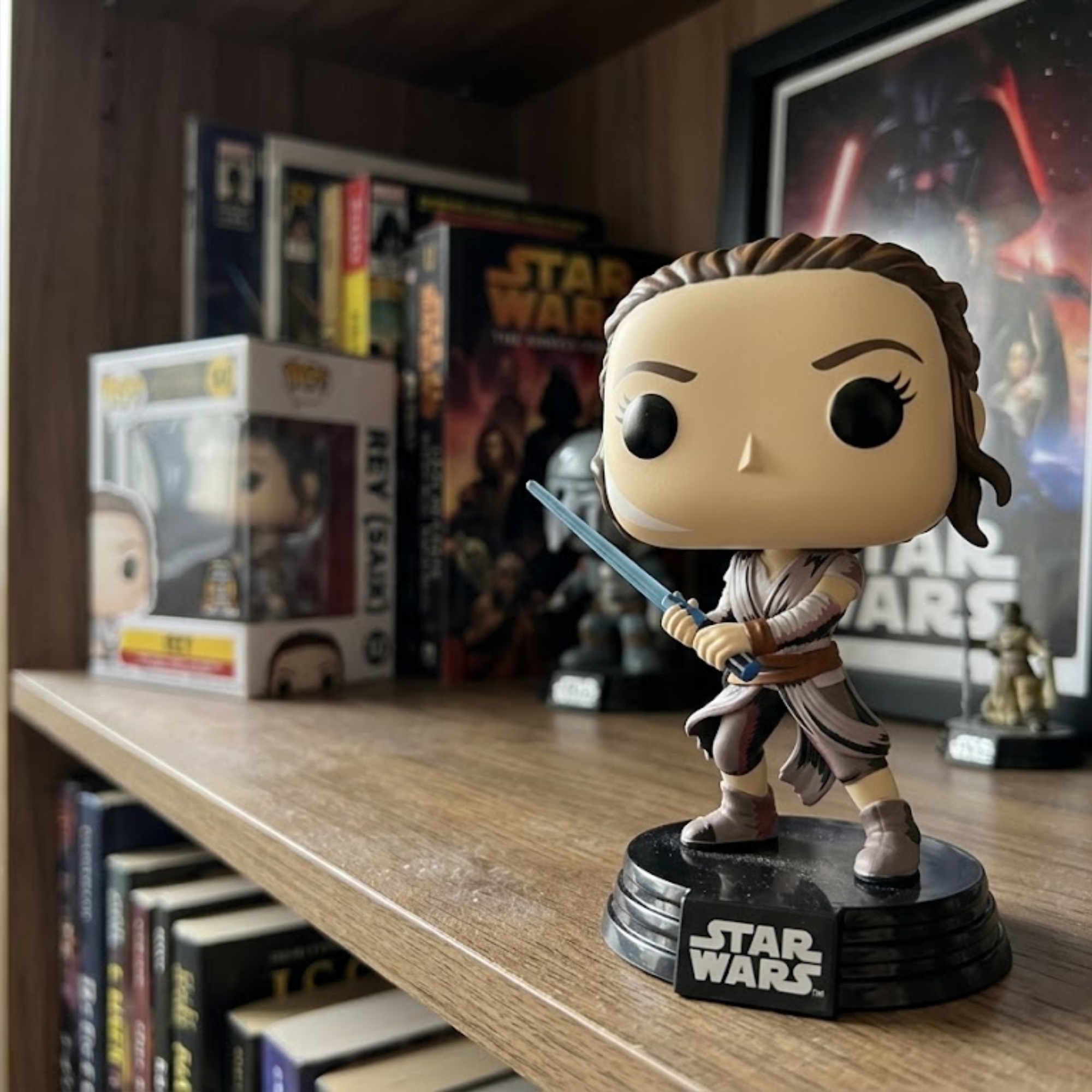 Boneco Funko Pop! Exclusivo Star Wars - Rey (Retro) Candide - 12742