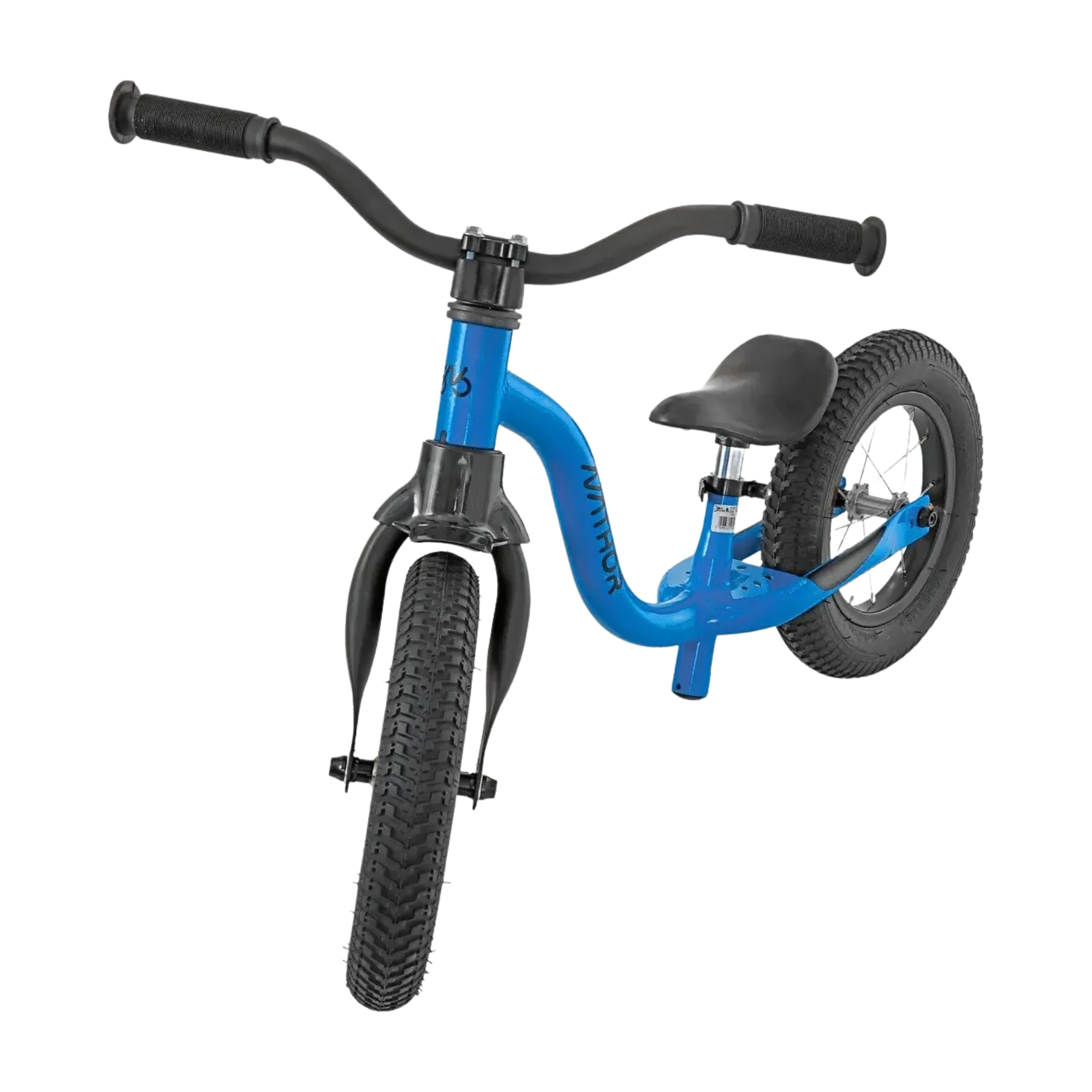 Kit Bicicleta Balance 12 Raiada Azul + Capacete Infantil Azul - Nathor