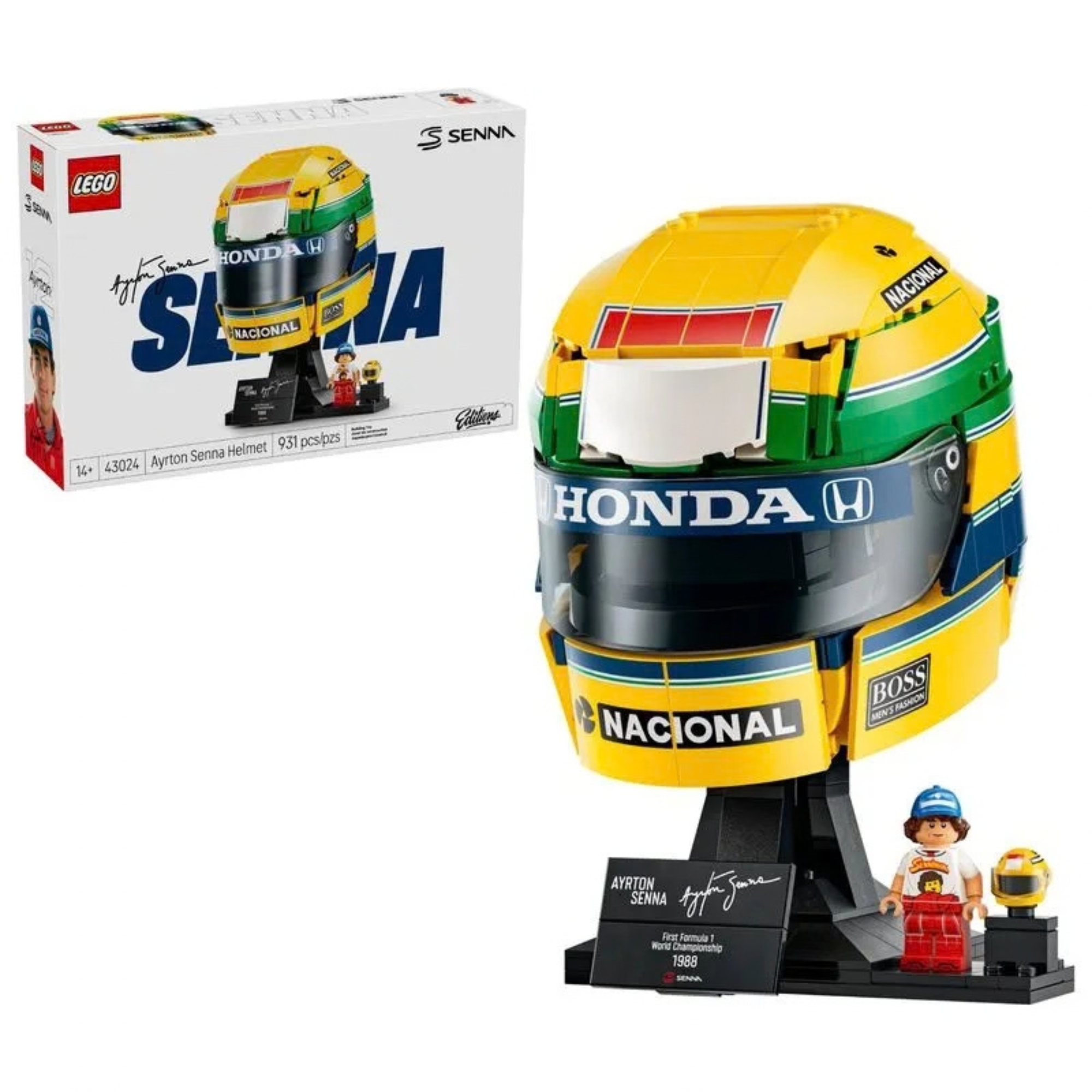 LEGO Editions - Capacete do Ayrton Senna 931 peças - 4111143024