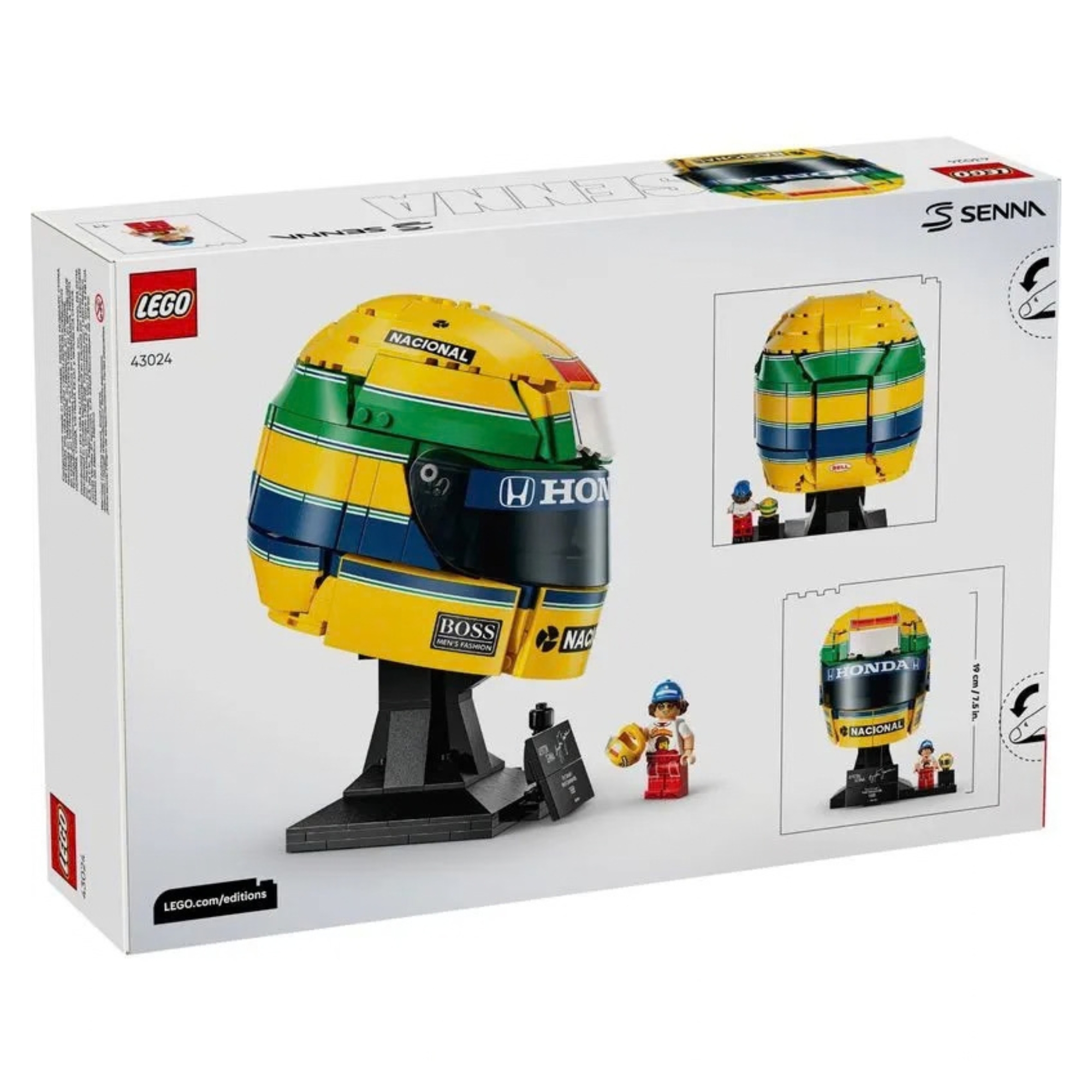 LEGO Editions - Capacete do Ayrton Senna 931 peças - 4111143024