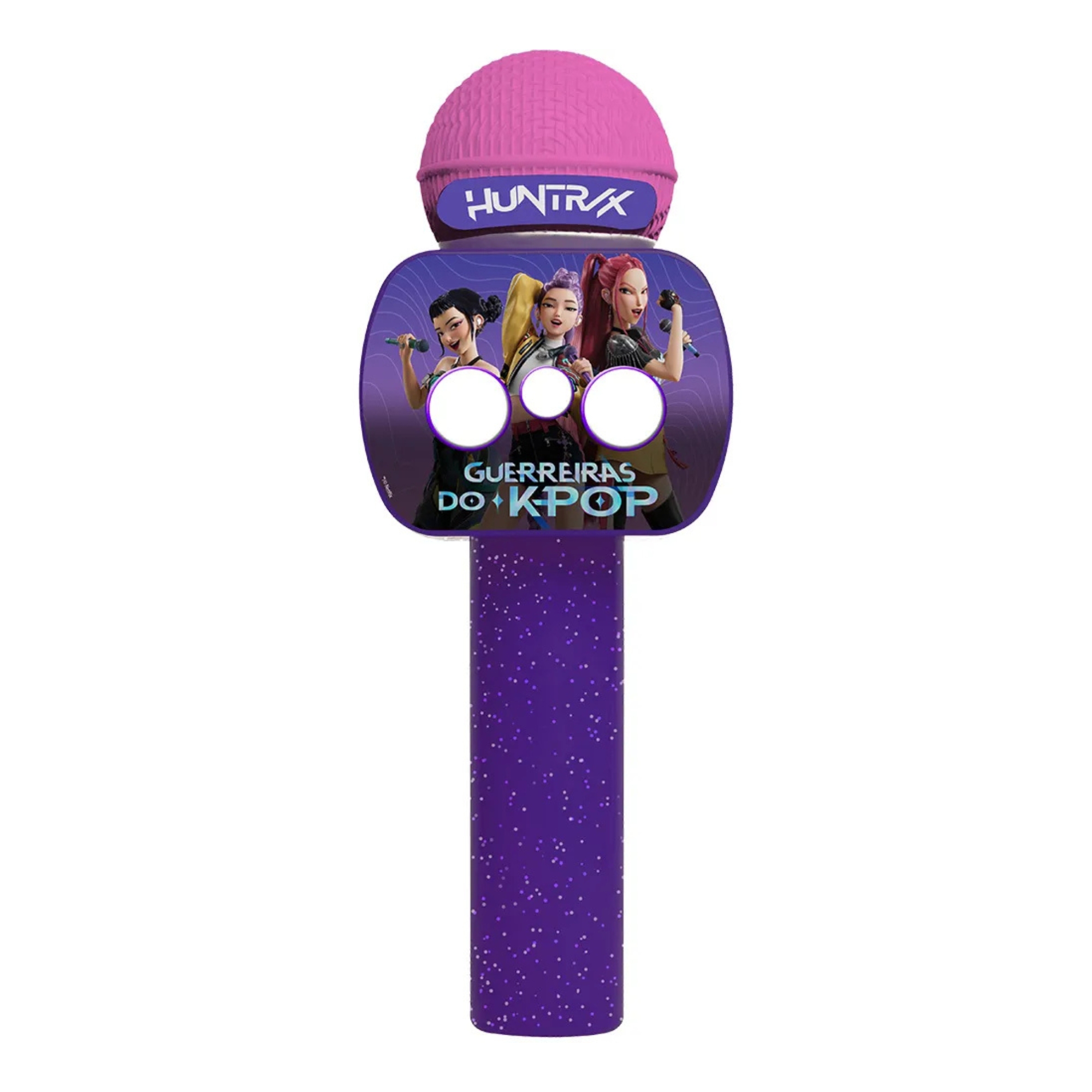 Microfone Musical Com Bluetooth - K-POP Demon Hunters (Bateria recarregável) Candide - 78072