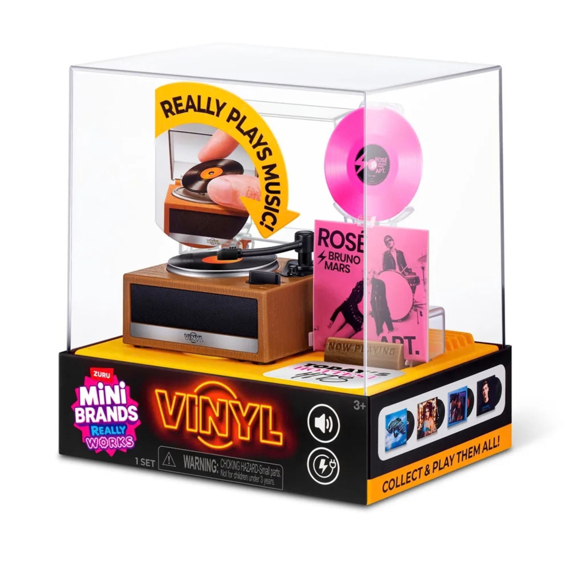 Playset Toca-Discos Mini Brands Really Works Vinyl Candide - 77030
