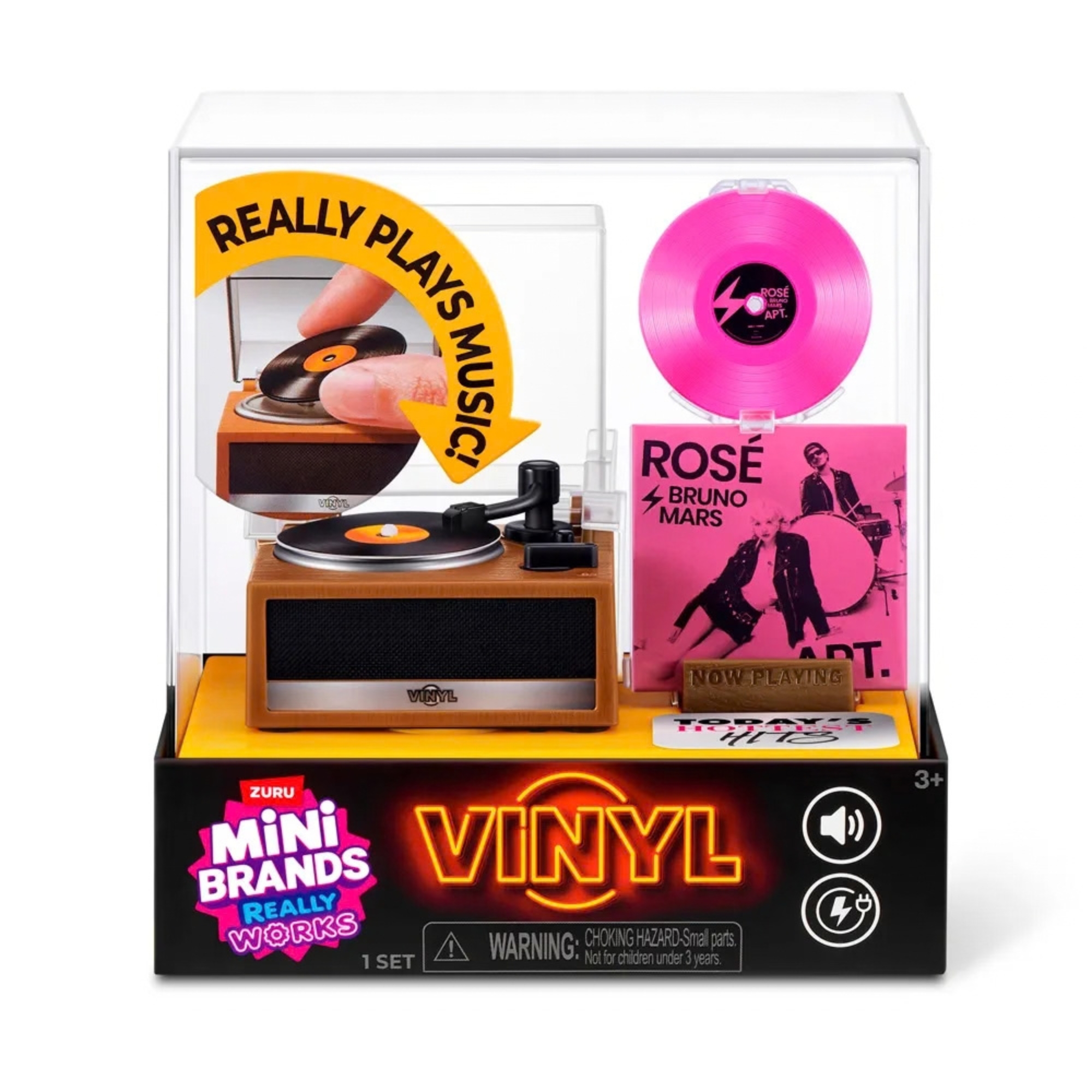 Playset Toca-Discos Mini Brands Really Works Vinyl Candide - 77030
