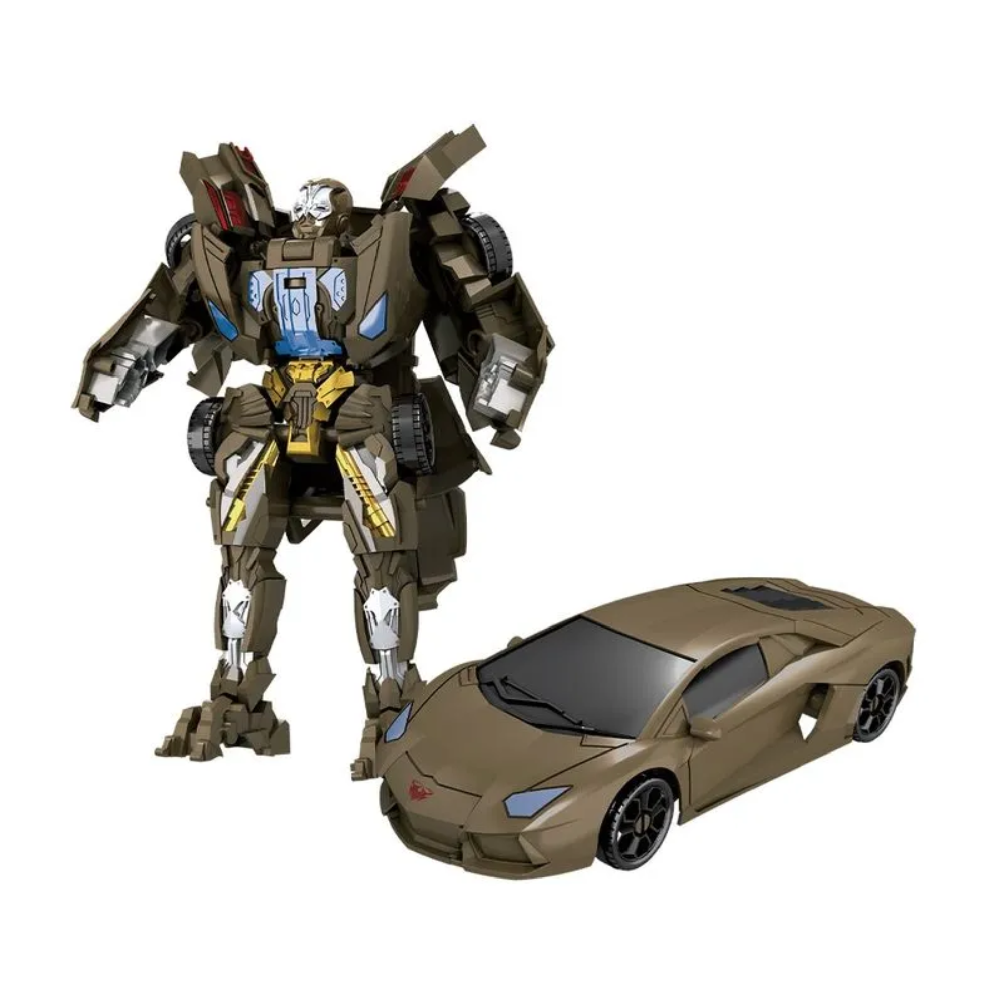 Robô Transformável Megaformers Umbrax Preto com Luz e Som Multikids - BR2670