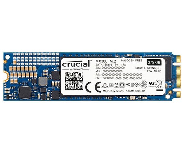HD SSD M2 275GB MX300 2280ss Sata3 Crucial  - CT275MX300SSD4