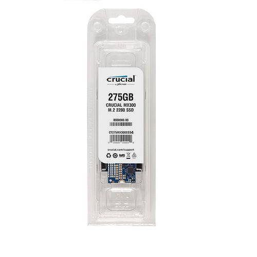 HD SSD M2 275GB MX300 2280ss Sata3 Crucial  - CT275MX300SSD4