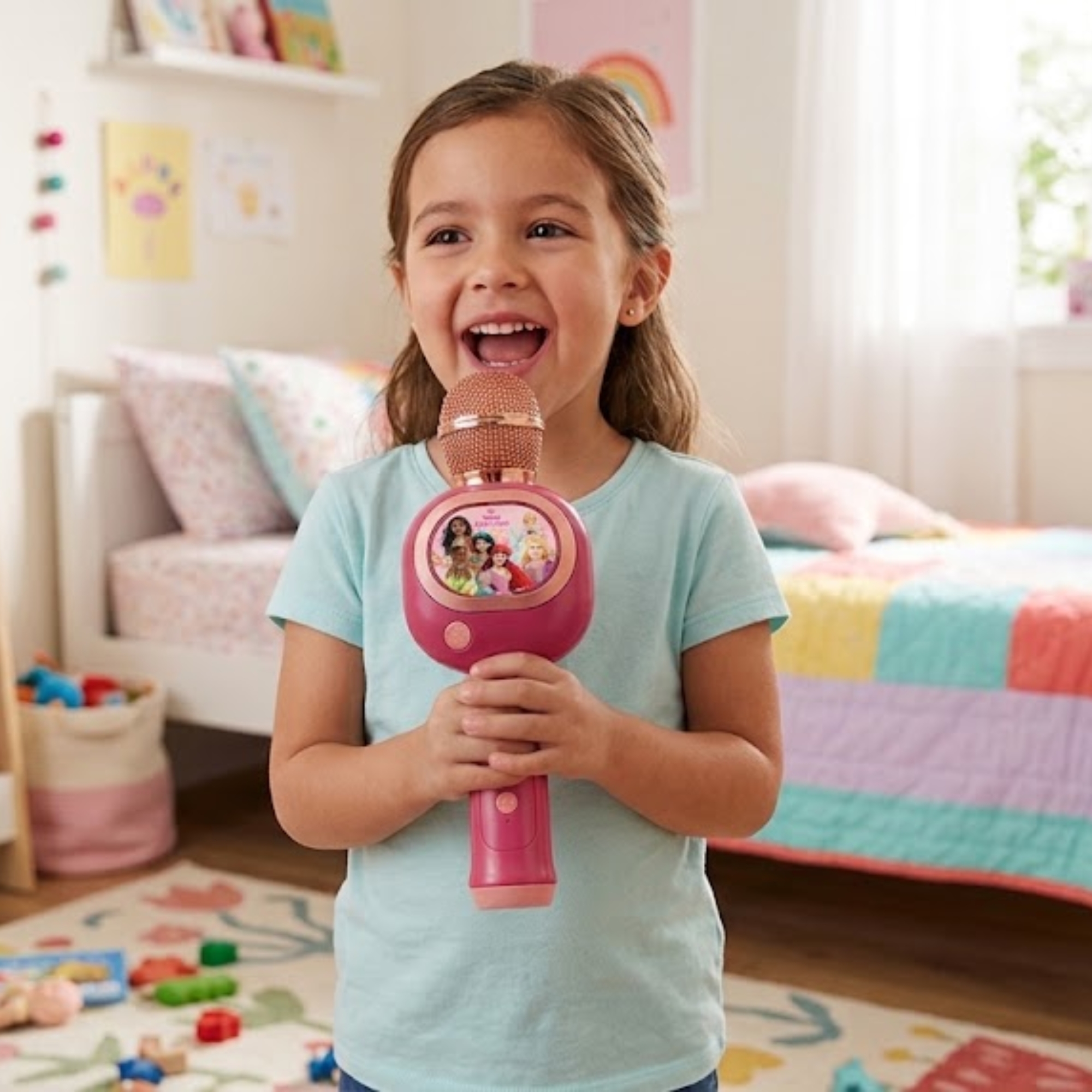 Microfone Musical Com Bluetooth - Princesa - Bateria recarregavel Candide - 54072
