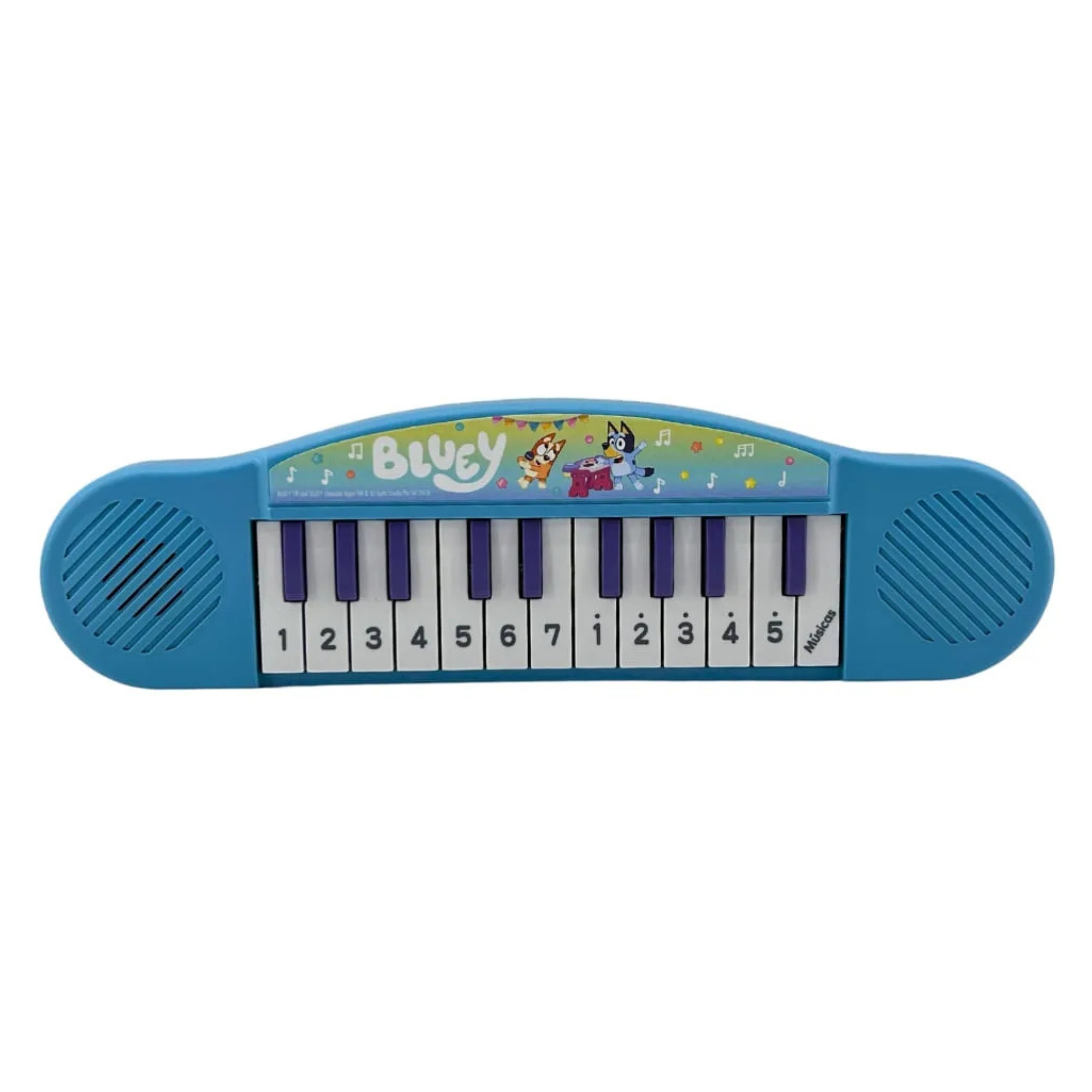Instrumento Musical Infantil Bluey - Piano Melodia Candide - 7973
