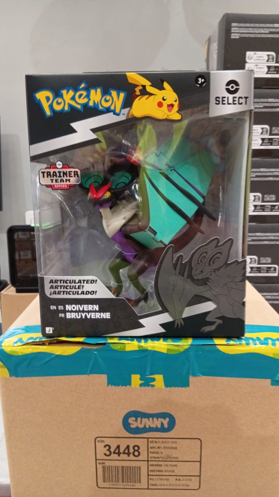 FIGURA ARTICULADA POKEMON 6" NOIVERN Sunny - 003448