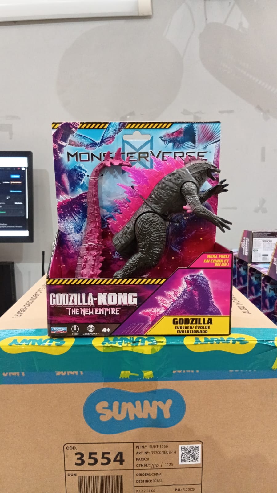FIGURAS 6" MONSTERVERSE GODZILLA Sunny - 003554