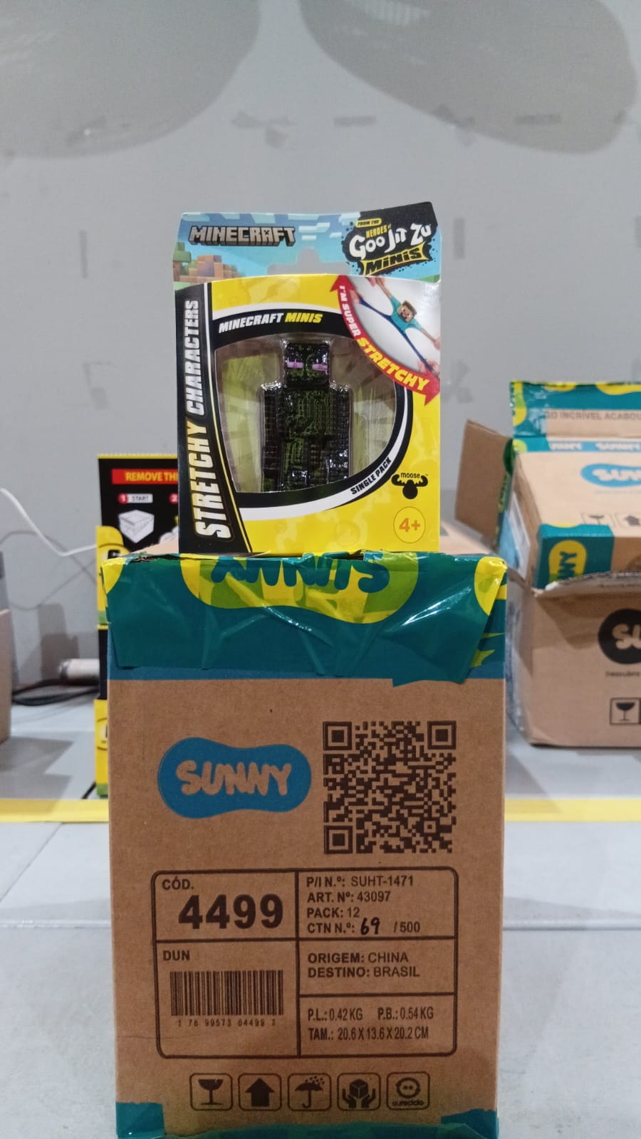 MINI FIGURA MINECRAFT SLENDERMAN Sunny - 004499