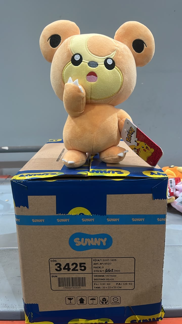 PELUCIA 8" POKEMON TEDDIURSA Sunny - 003425