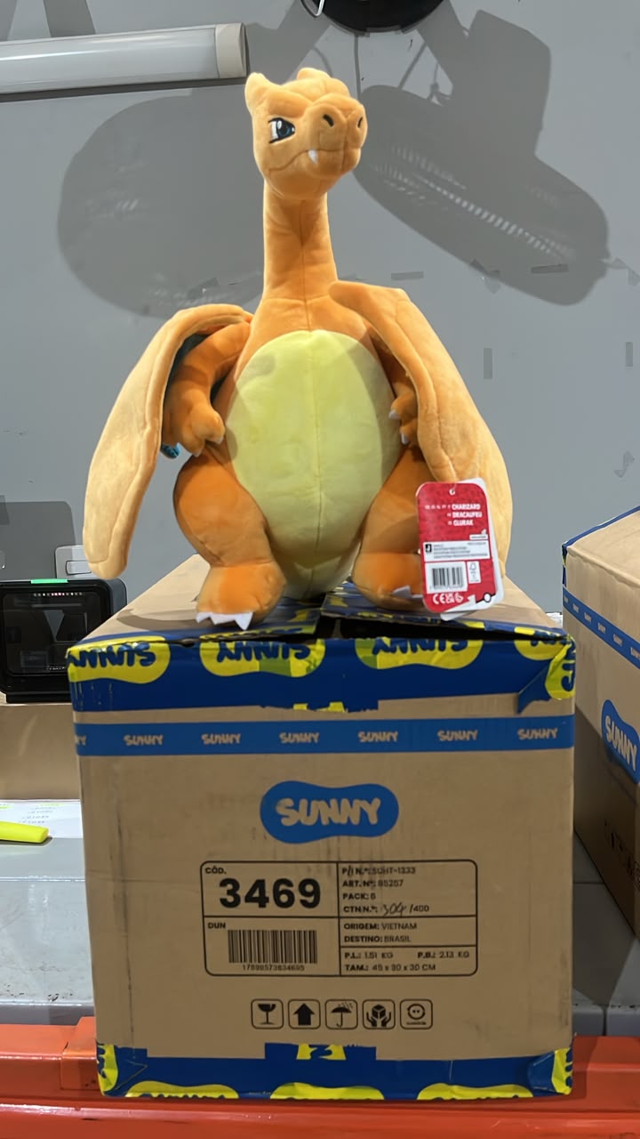 PELUCIA 12" CHARIZARD POKEMON Sunny - 003469