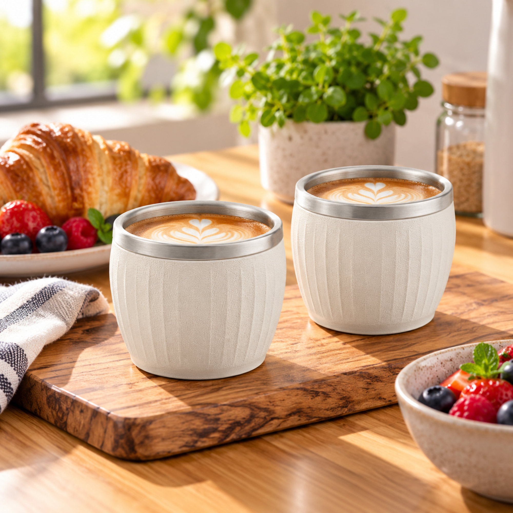 Kit Café Tramontina com Cafeteira Conjunto de Xícaras e Colher