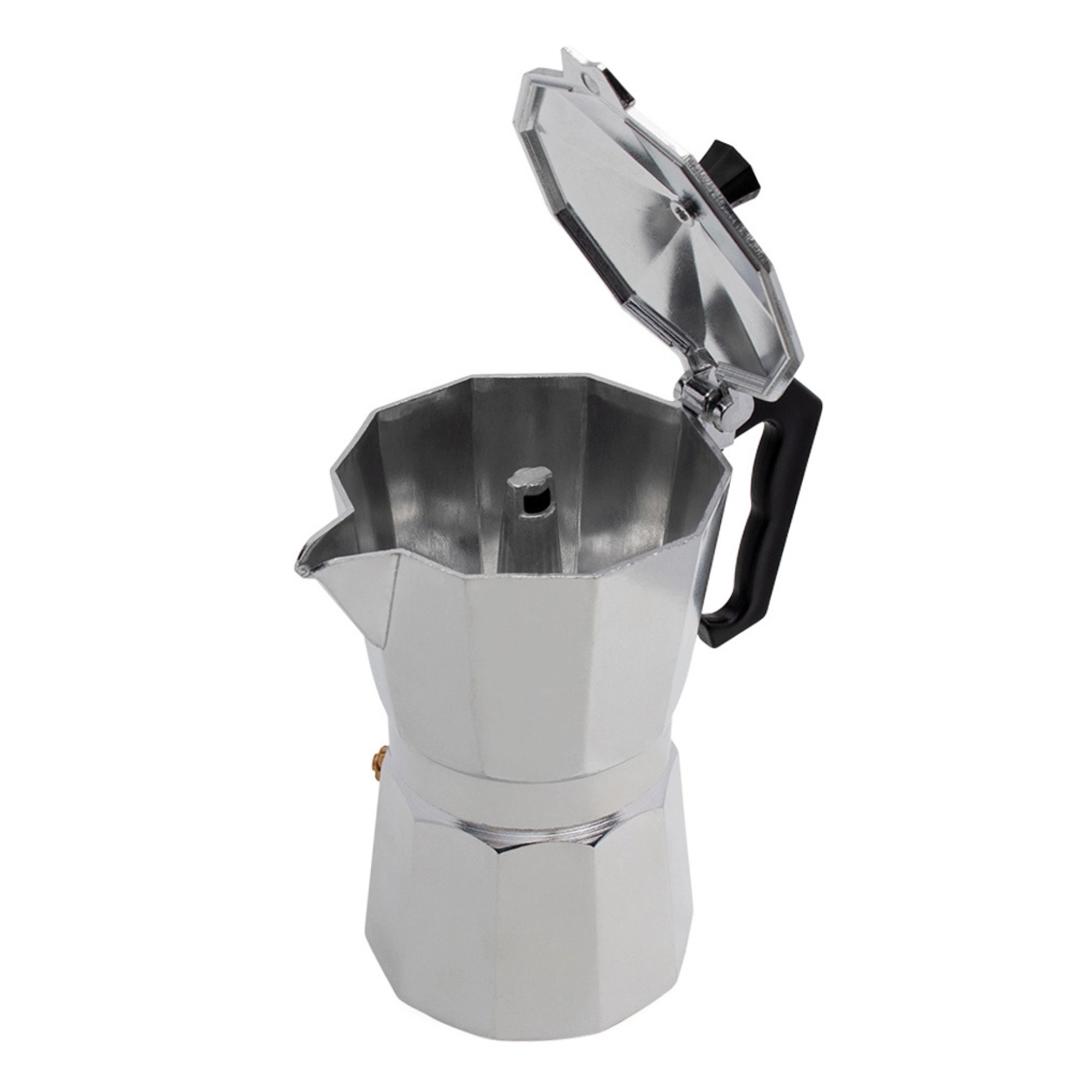 Cafeteira Italiana Moka de Alumínio 280ml 6 cafezinhos Mimo Style - 294