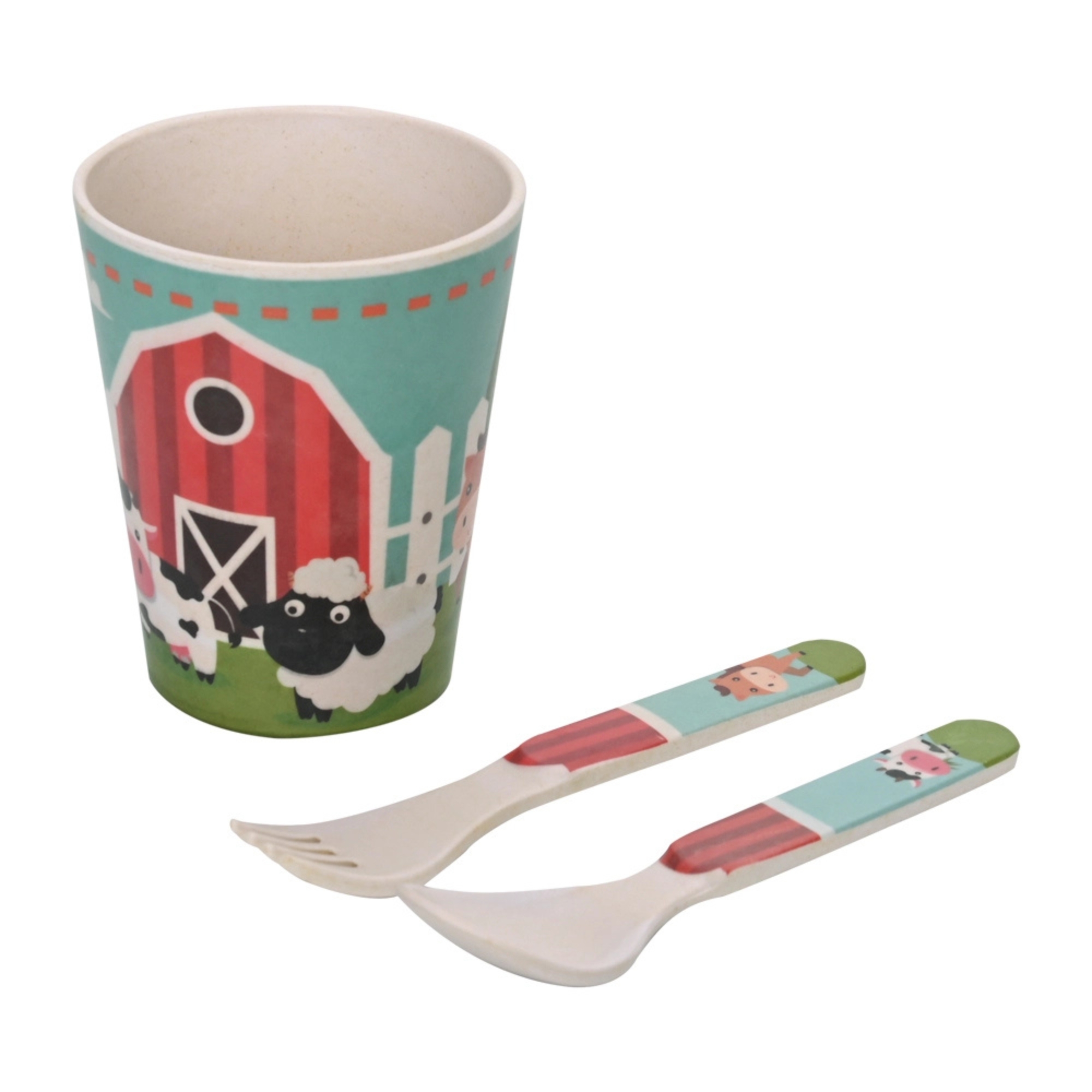 Jogo de Refeição Infantil Eco Friendly c/ 5 Peças Mimo Style - 7226