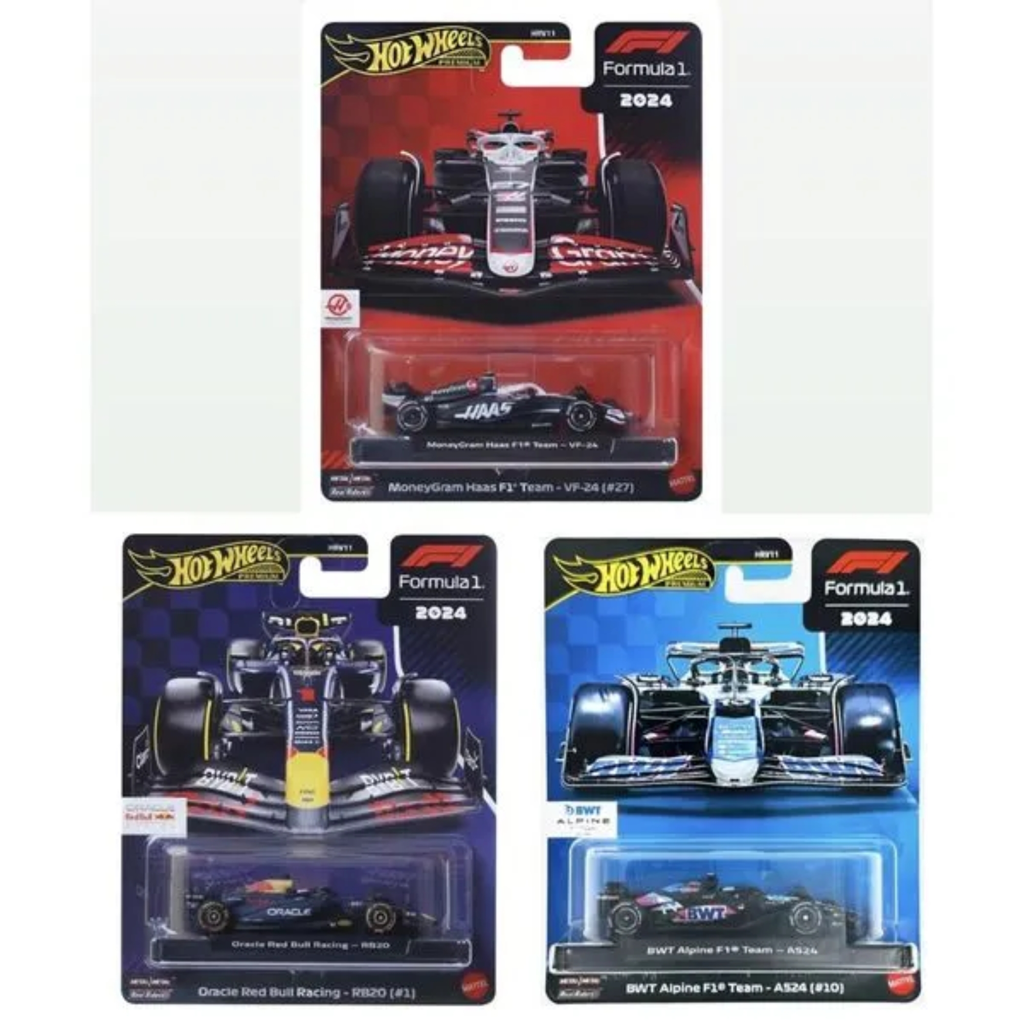 Hot Wheels Carrinhos Formula 1 HRV11 Mattel - 916856