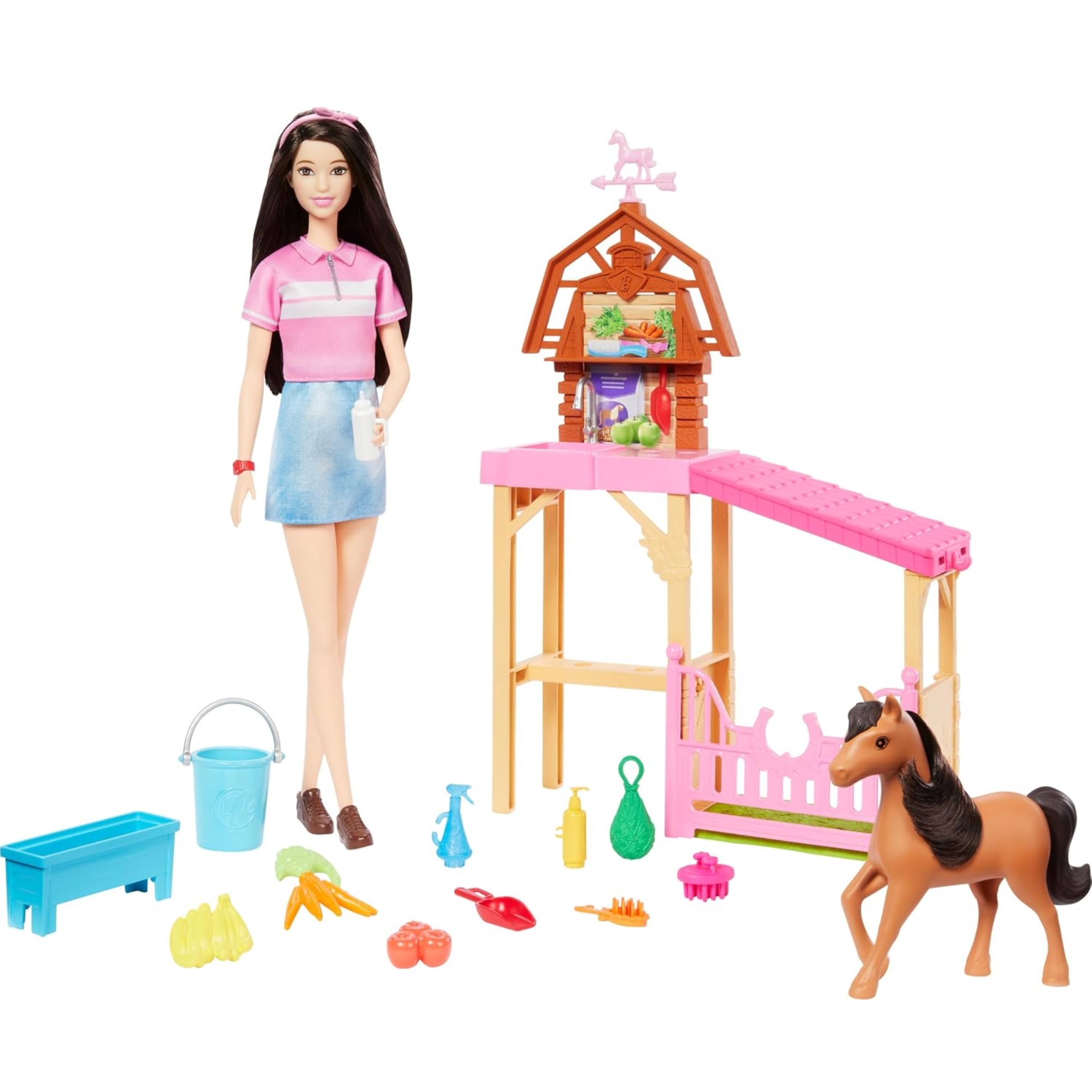 Boneca Barbie Renee Cuidado de Póneis Mattel  - 913920