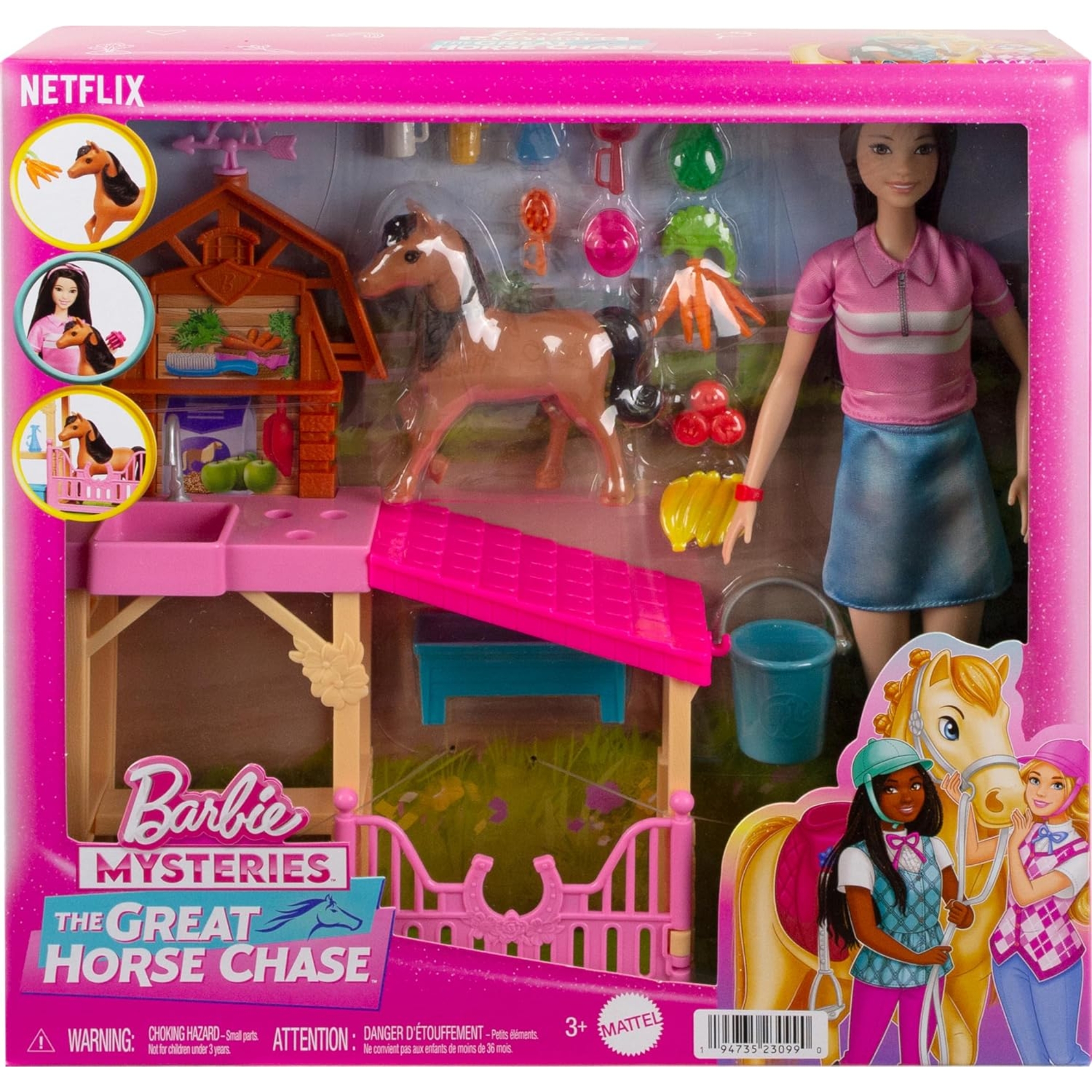 Boneca Barbie Renee Cuidado de Póneis Mattel  - 913920