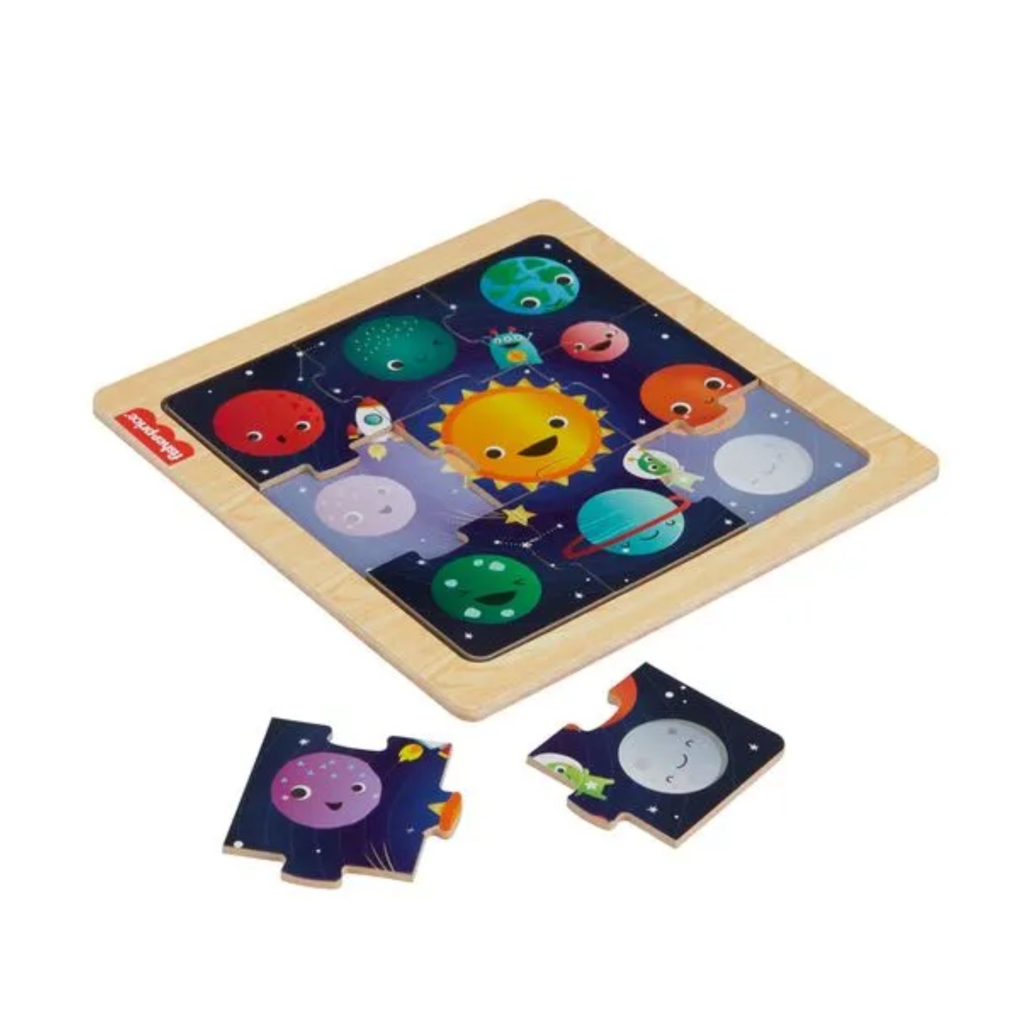 Fisher-Price Meu Primeiro Quebra-cabeça de Madeira Sortidos e Unitário Mattel - 916762