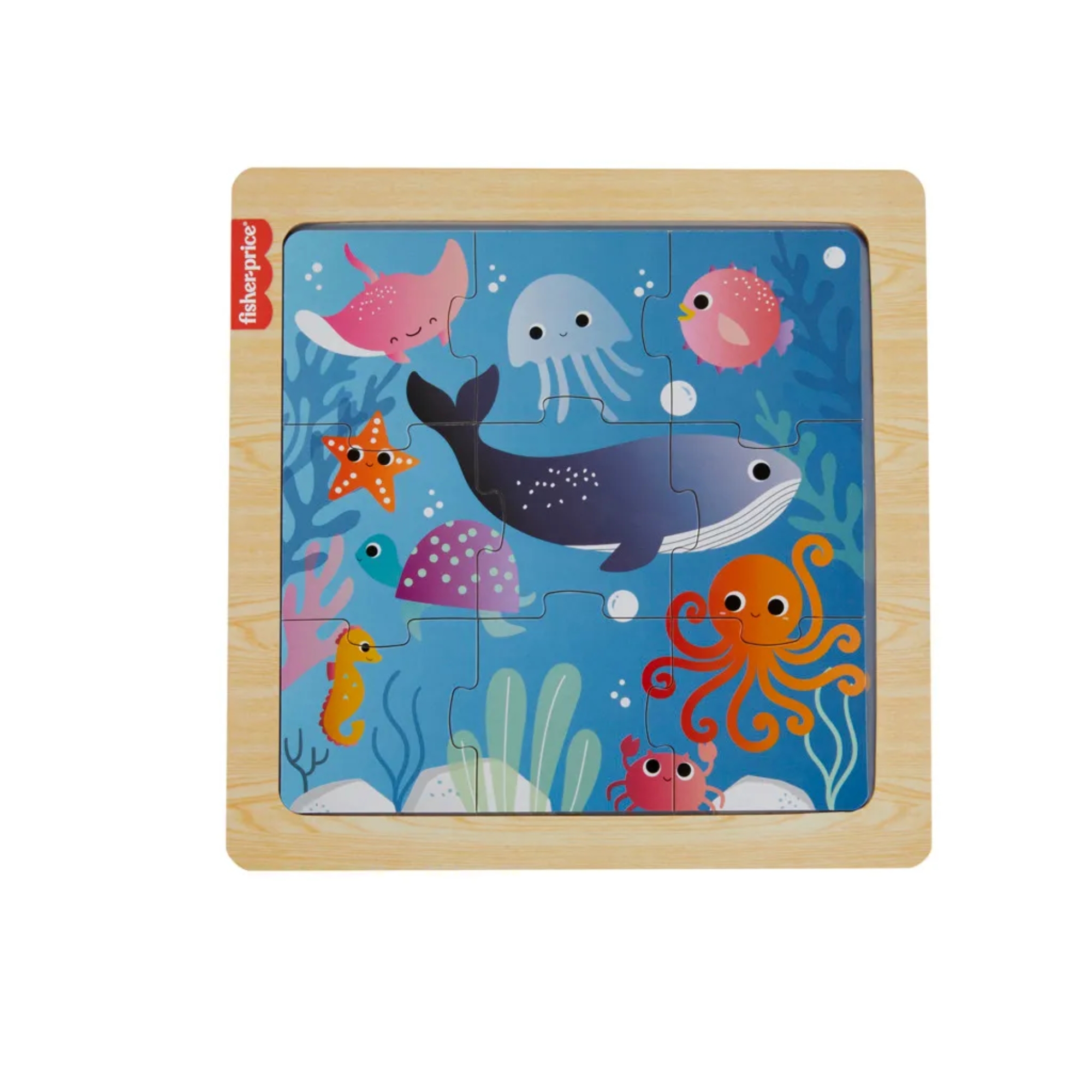 Fisher-Price Meu Primeiro Quebra-cabeça de Madeira Sortidos e Unitário Mattel - 916762