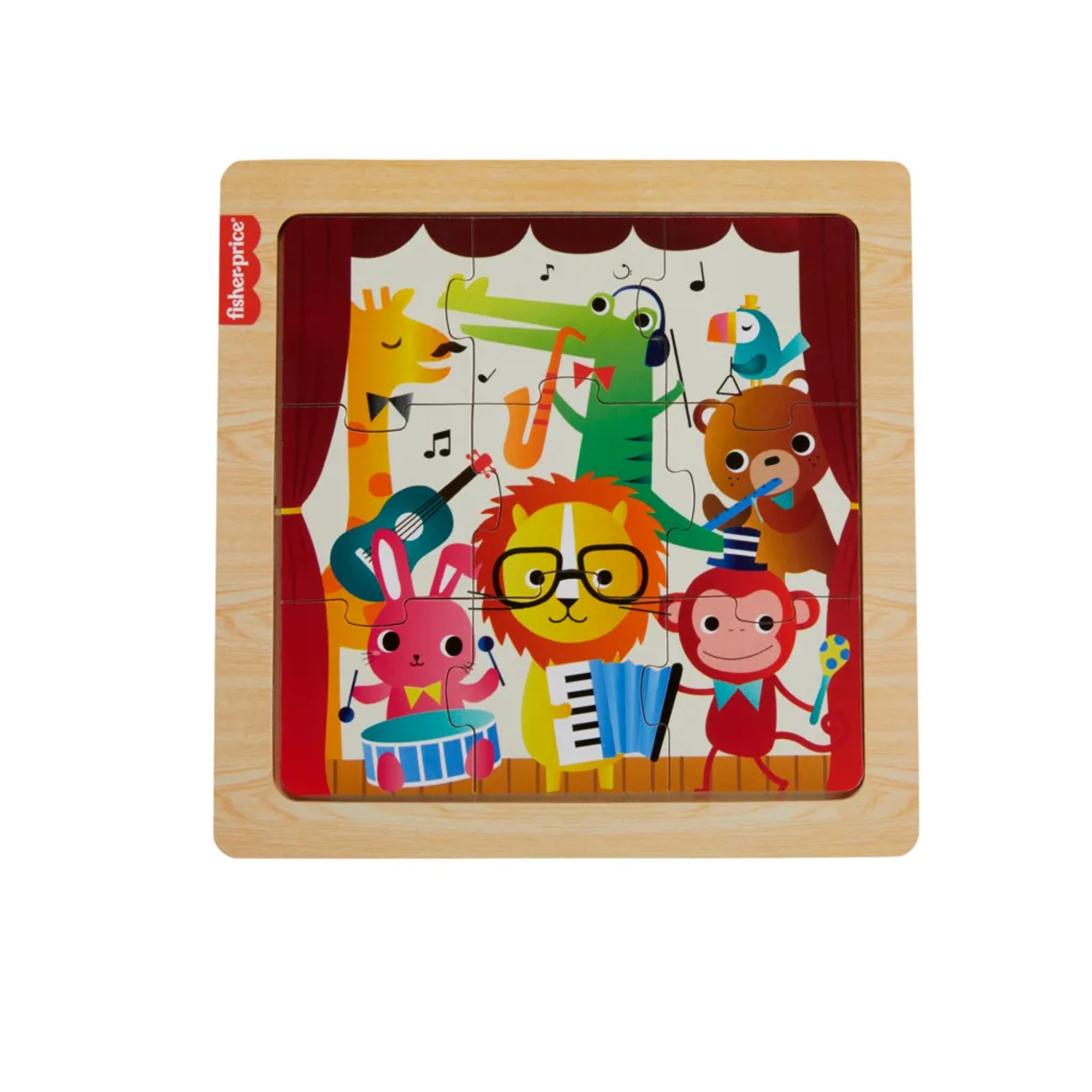 Fisher-Price Meu Primeiro Quebra-cabeça de Madeira Sortidos e Unitário Mattel - 916762