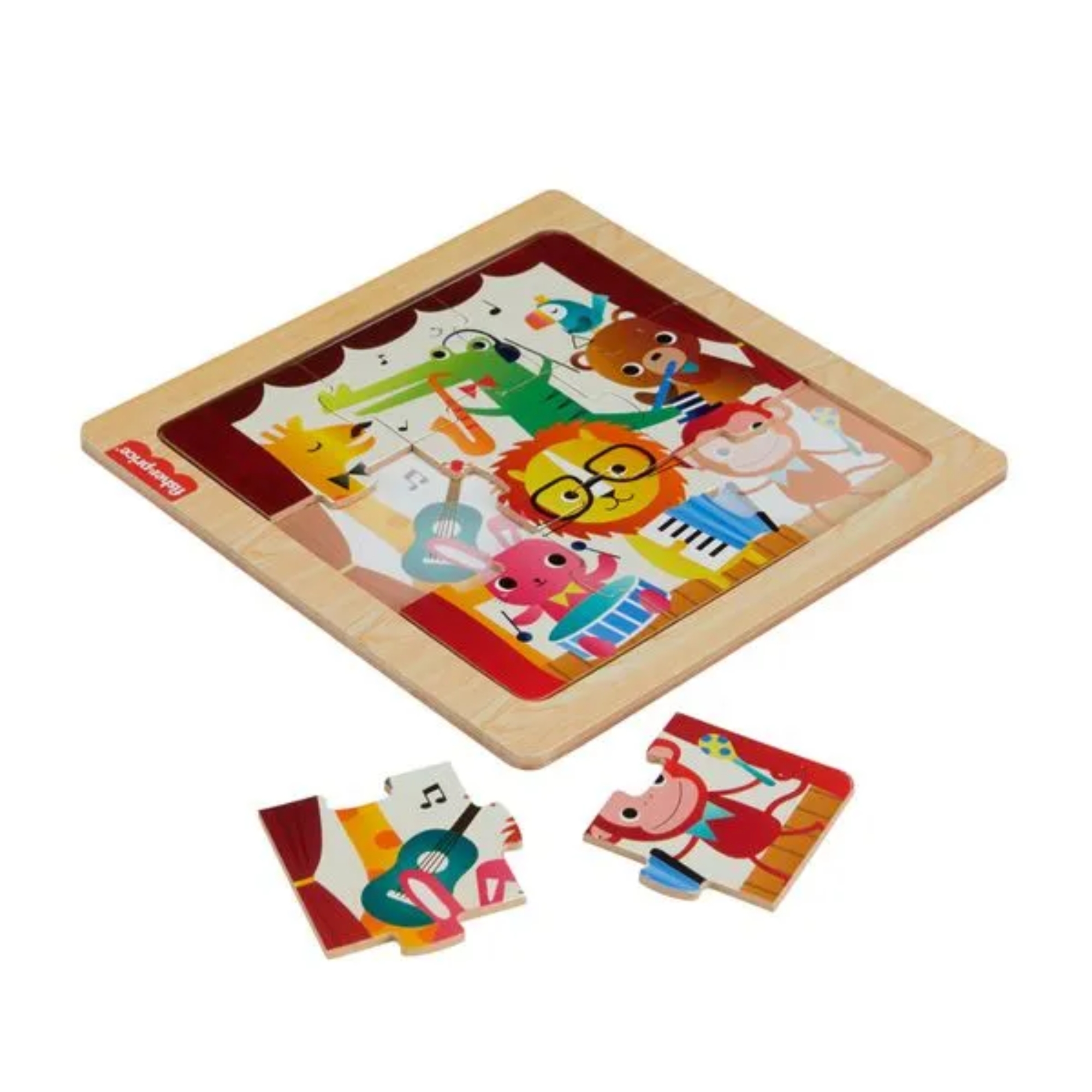 Fisher-Price Meu Primeiro Quebra-cabeça de Madeira Sortidos e Unitário Mattel - 916762