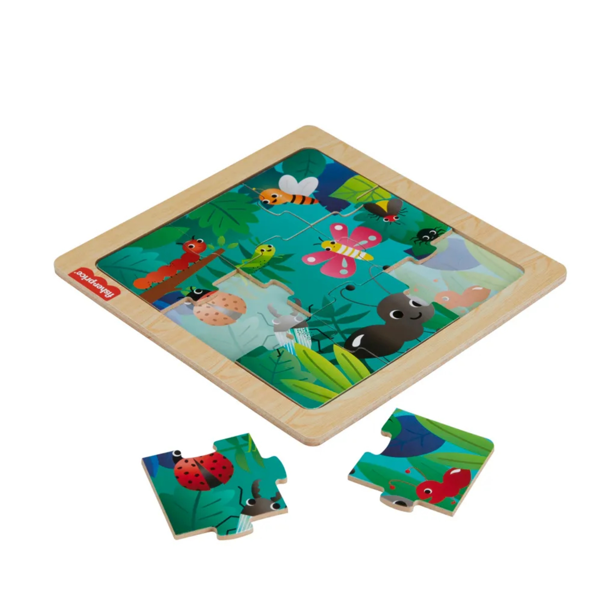 Fisher-Price Meu Primeiro Quebra-cabeça de Madeira Sortidos e Unitário Mattel - 916762