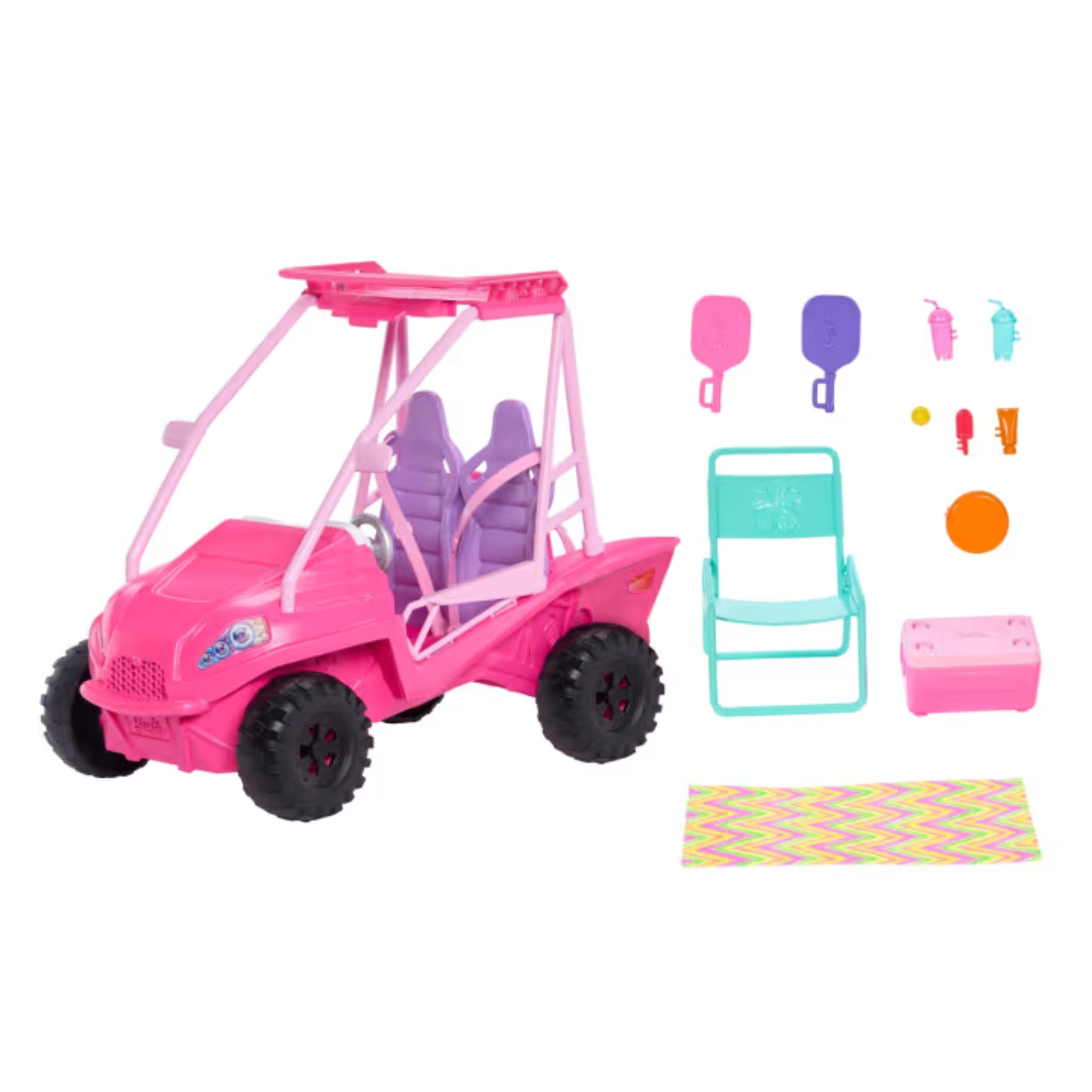 Veículo para Boneca Os Mistérios da Barbie: Detetives da Praia Beach Buggy Mattel - 916792