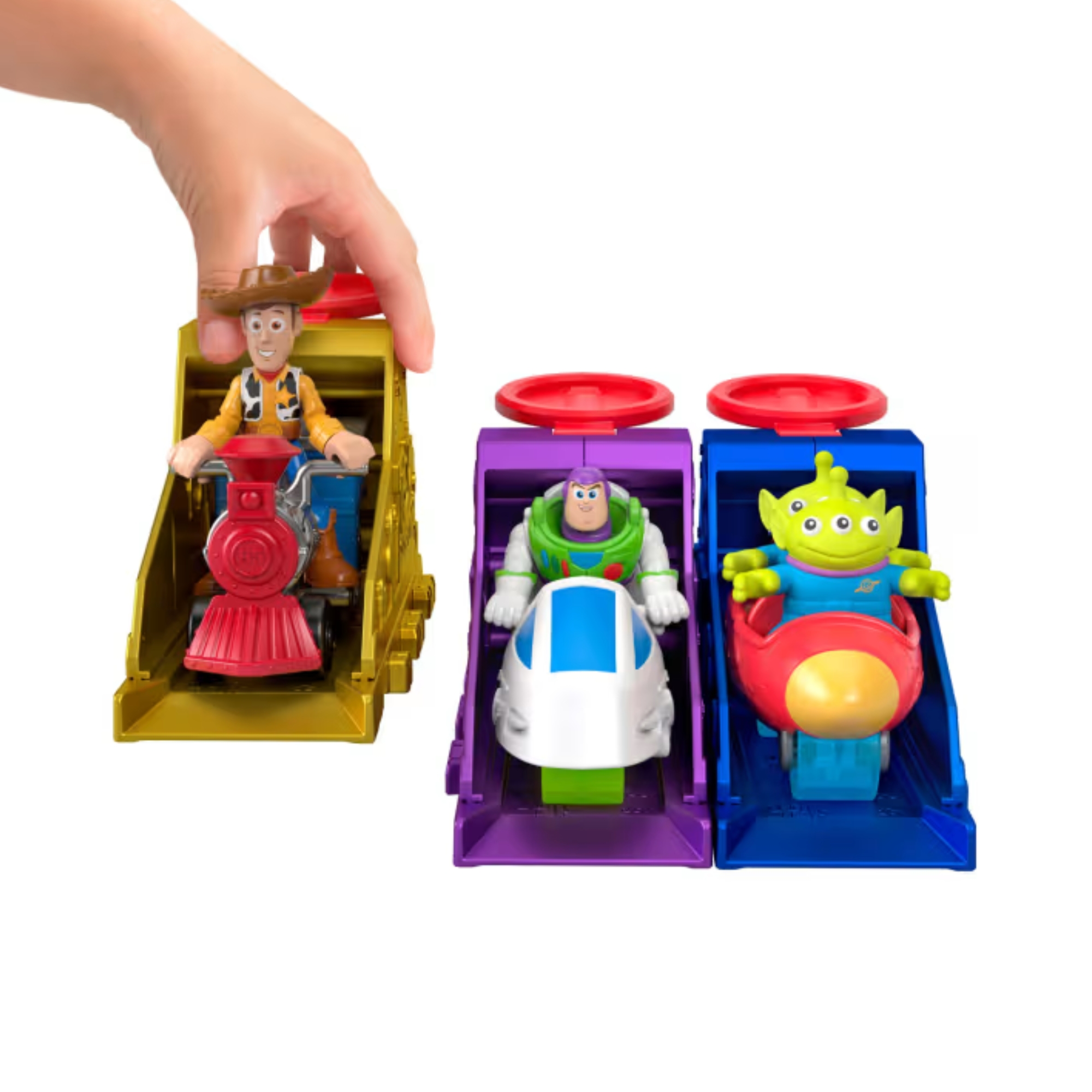 Figura de Ação Imaginext Toy Story Lançador de Impacto Secreto Sortido e Unitário Mattel - 926436