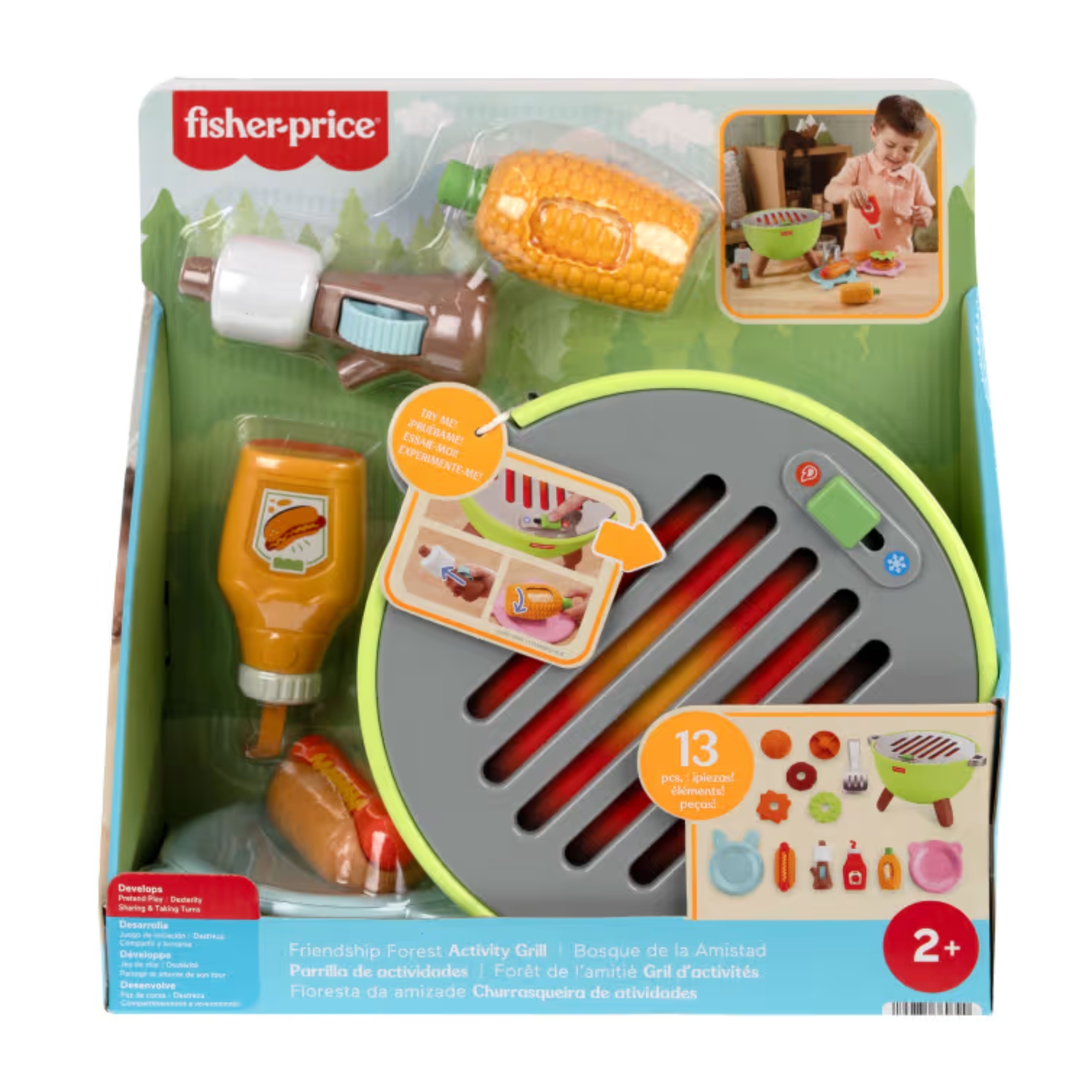 Brinquedo para Bebês Minha Primeira Churrasqueira Fisher-Price Mattel - 926918