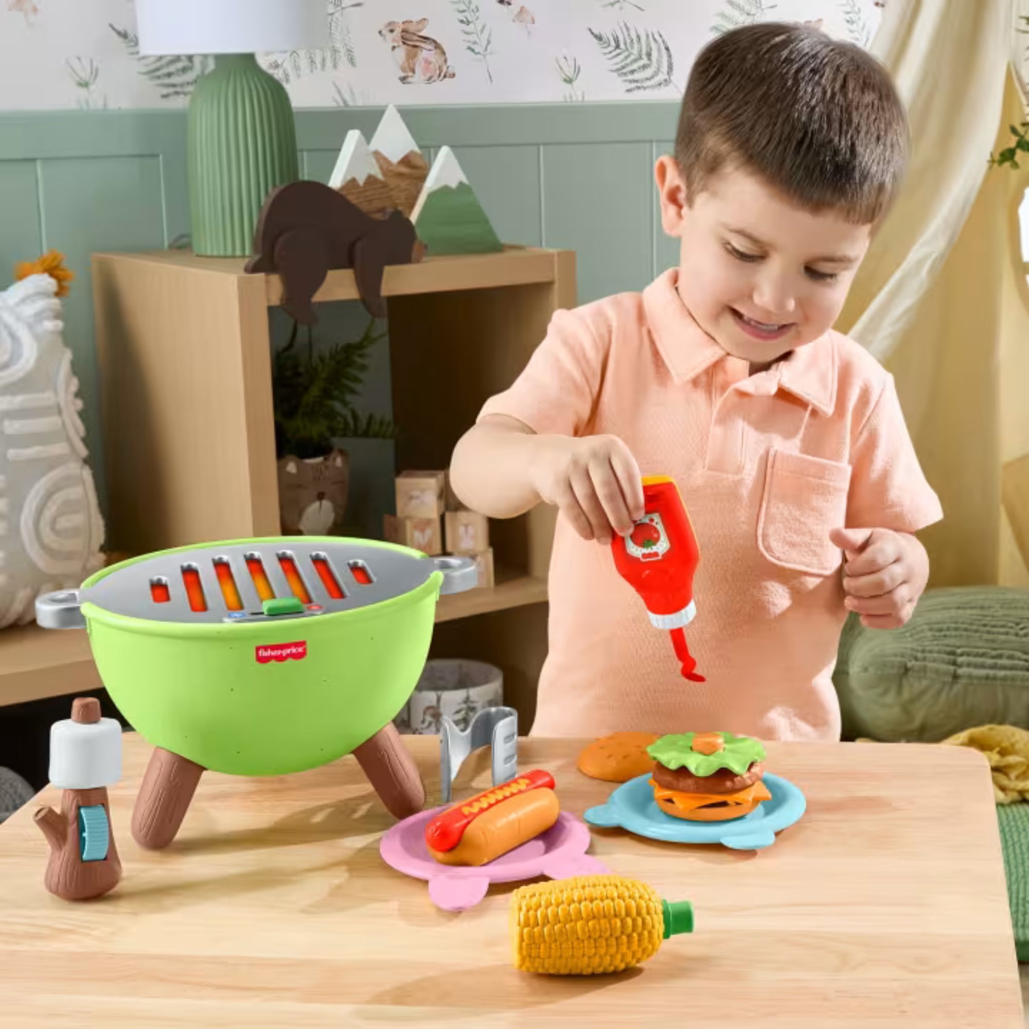 Brinquedo para Bebês Minha Primeira Churrasqueira Fisher-Price Mattel - 926918