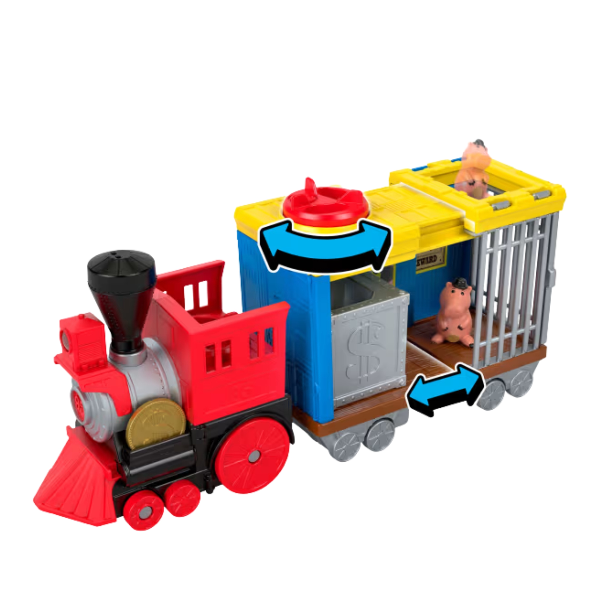 Veículo de Brinquedo Toy Story Trem do Velho Oeste do Woody Mattel - 927009