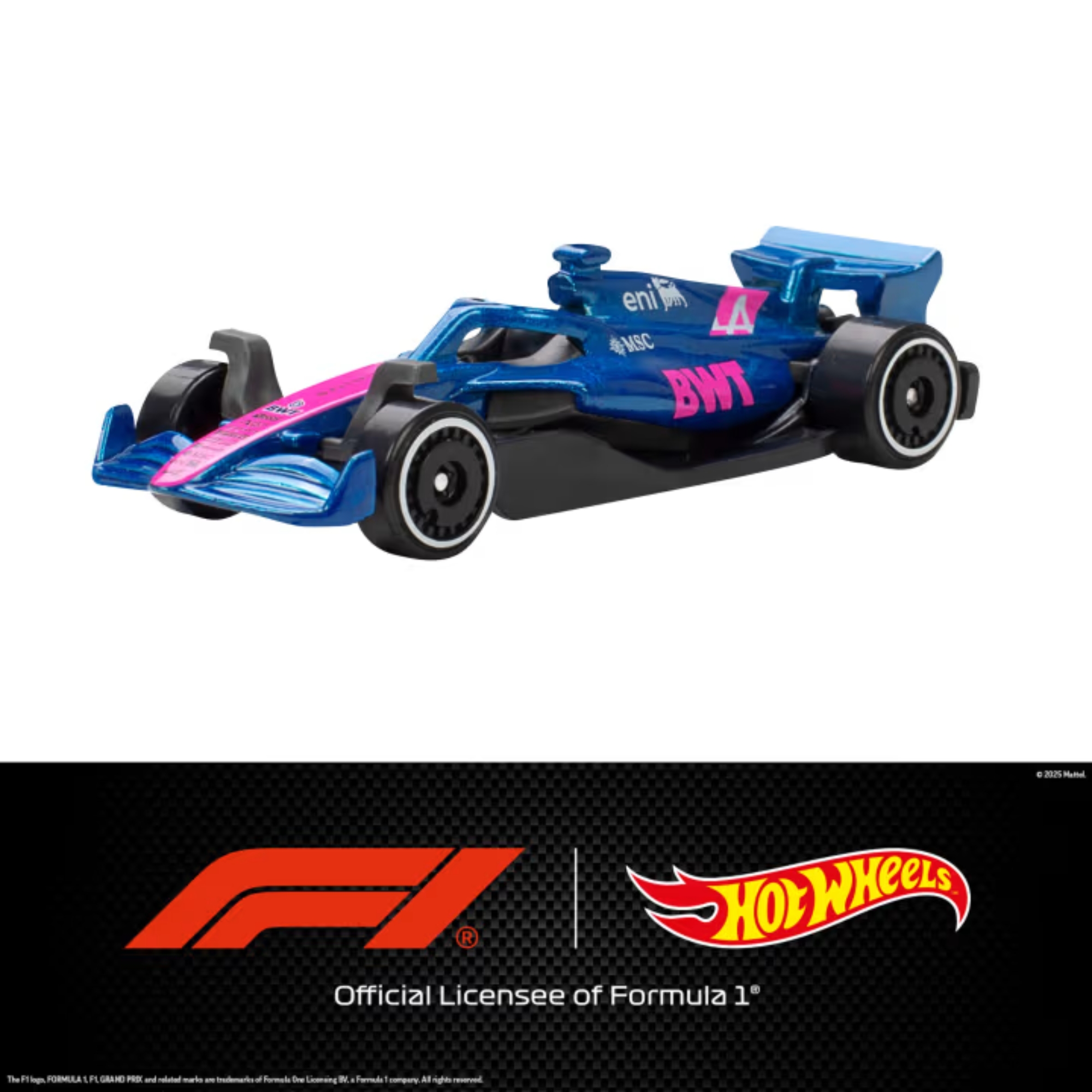 Kit 5 Carrinhos Hot Wheels Fórmula 1 Diecast Mattel - 926859