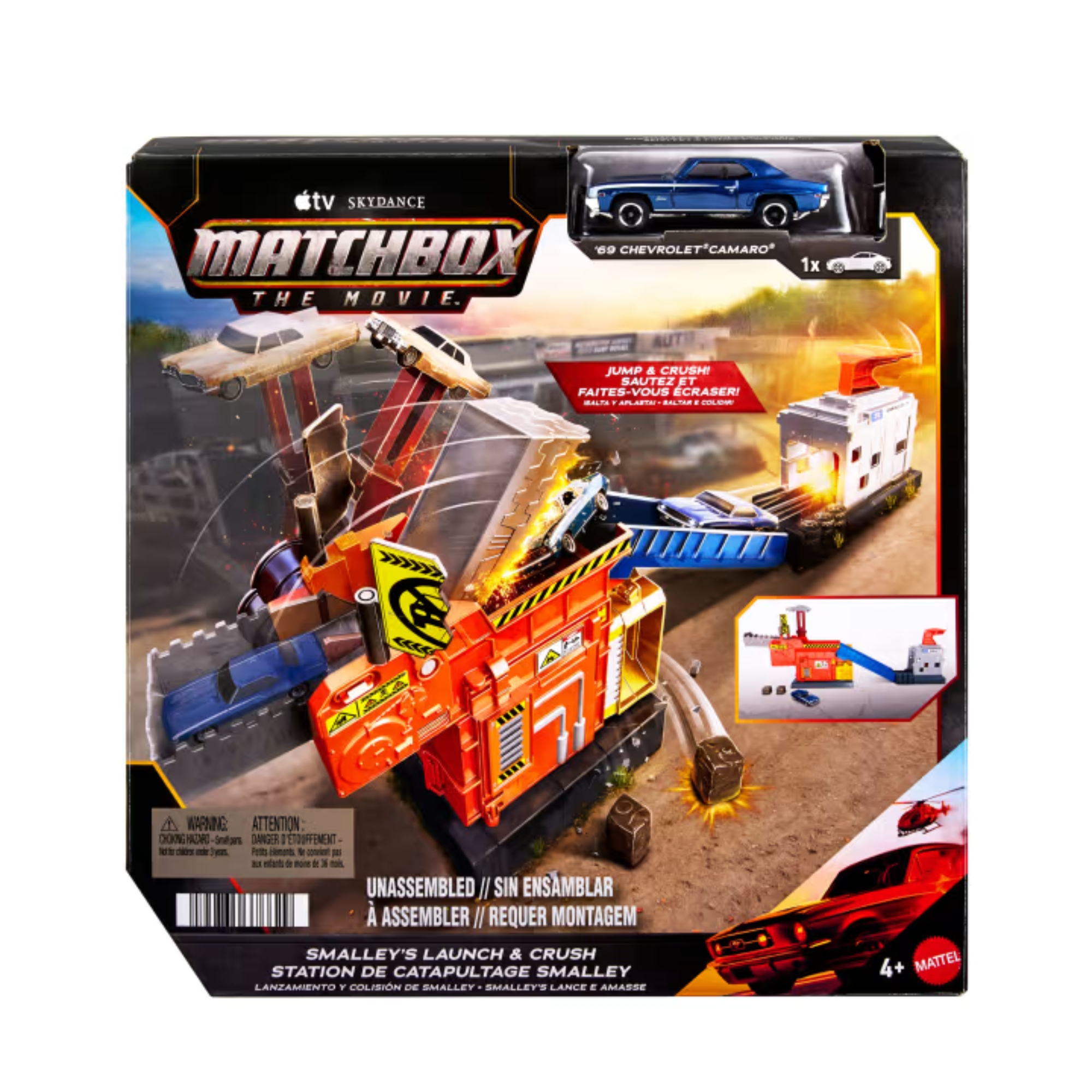 Matchbox Set de Jogo Conjunto de Brinquedo Filme Playset Crusher Mattel - 927139