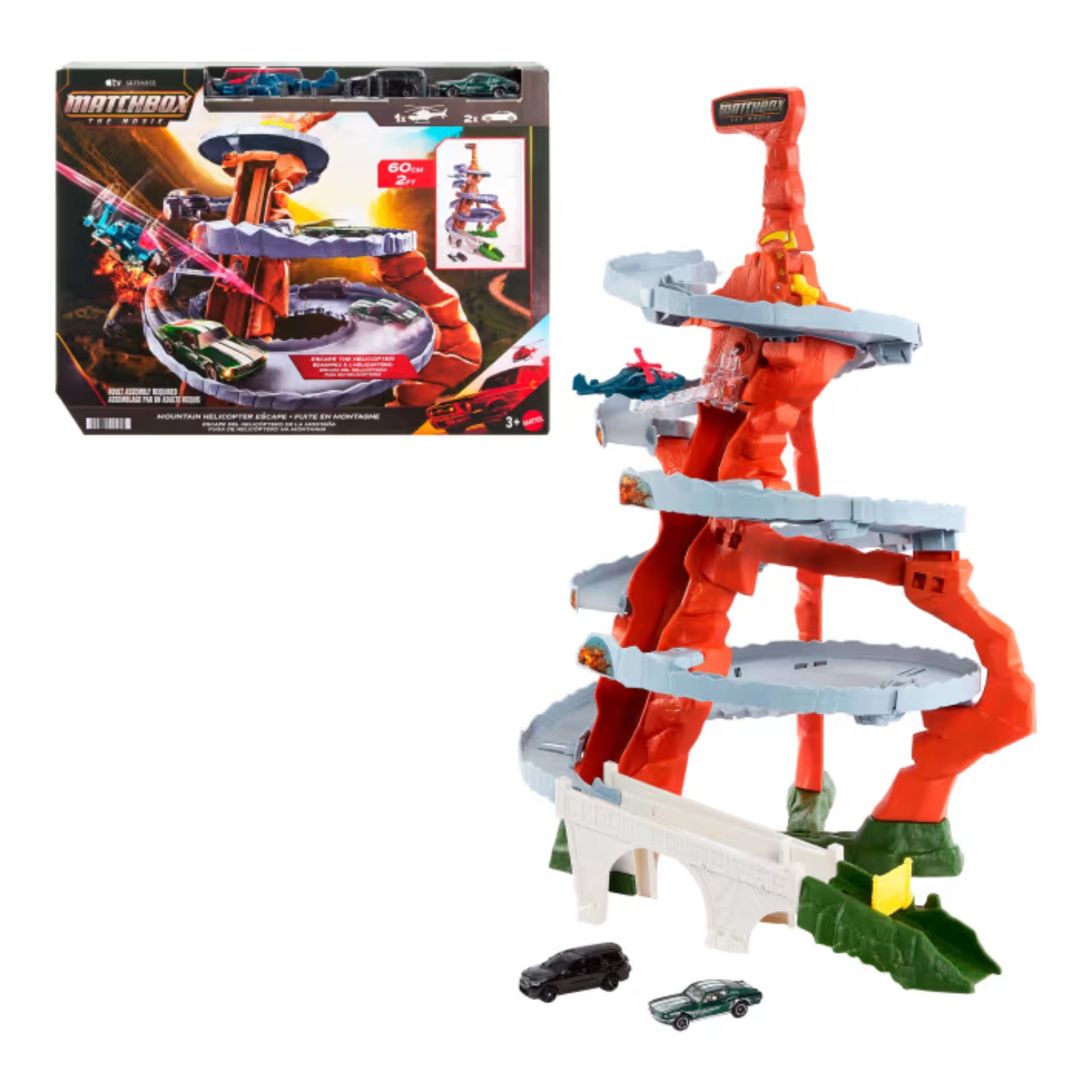 Brinquedo Filme Pista de Fuga de Helicóptero na Montanha Mattel - 927142