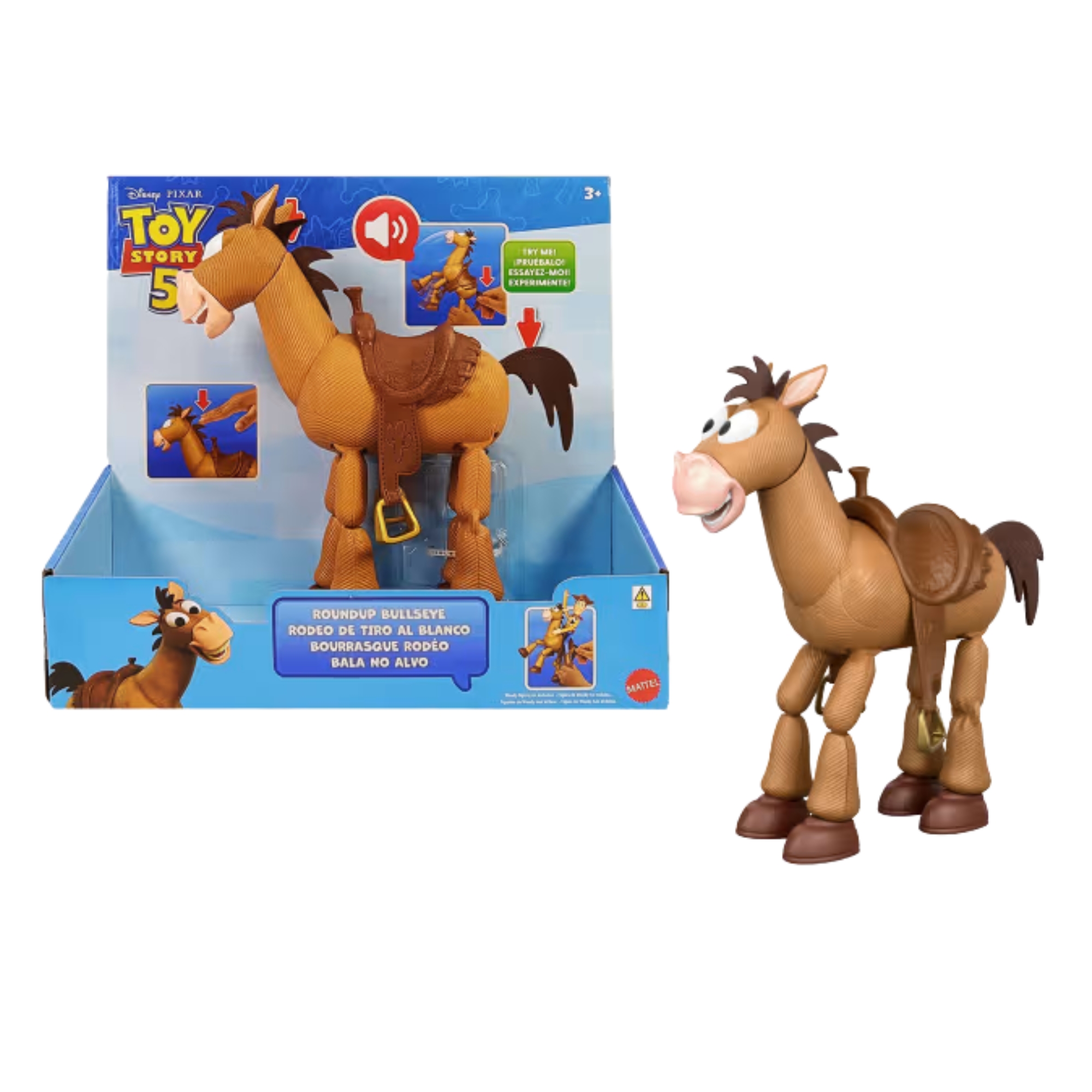 Figura de Ação Disney Pixar Toy Story 5 Bala no Alvo com Sons e Movimento Mattel - 927230
