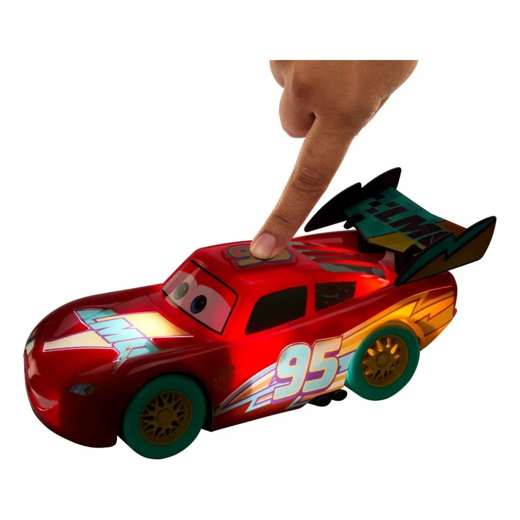 Brinquedo Disney Pixar Carros Relâmpago Mcqueen c/ Luz e Som Mattel - 927050