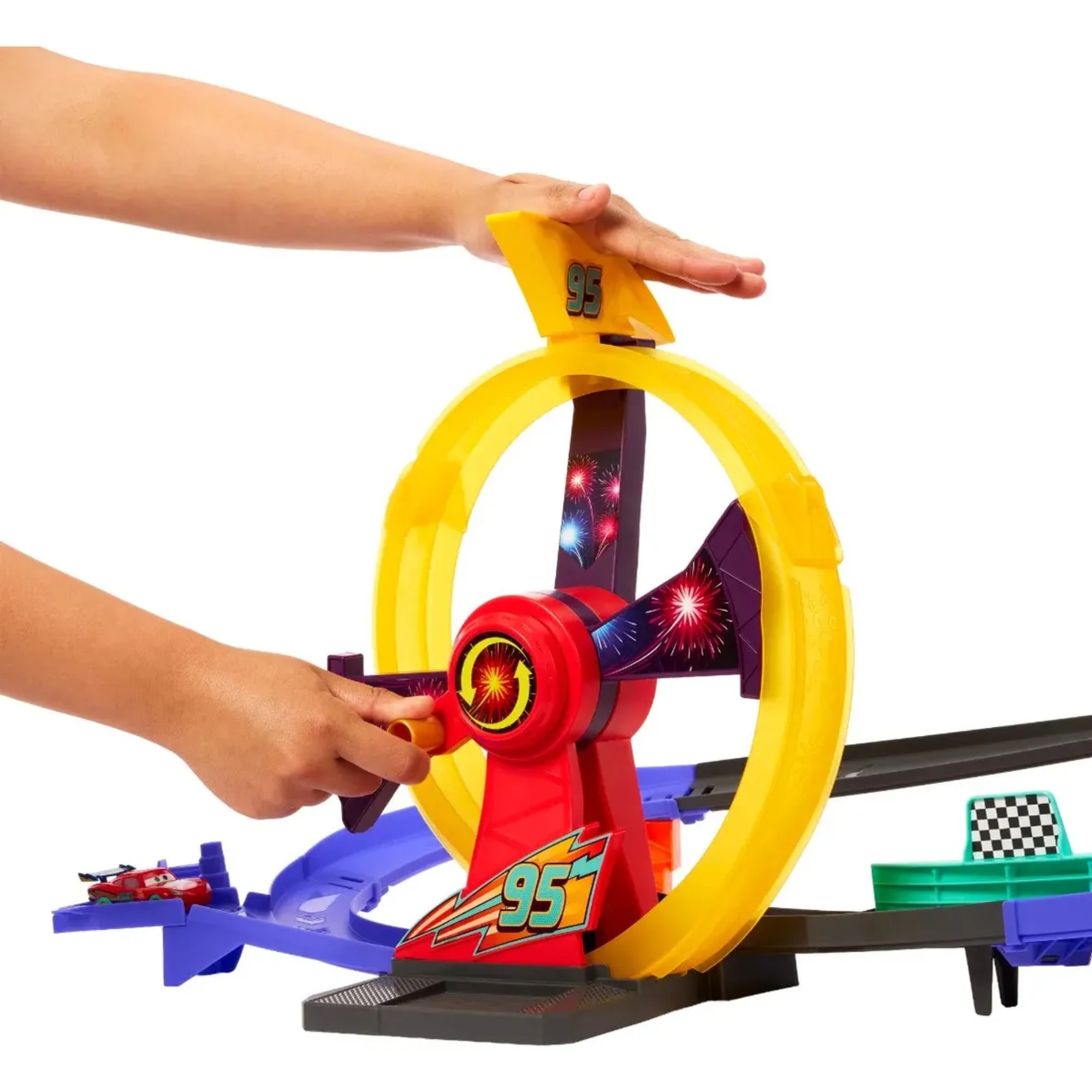 Pista de Celebração Carros Relâmpago Mcqueen Mattel - 927052