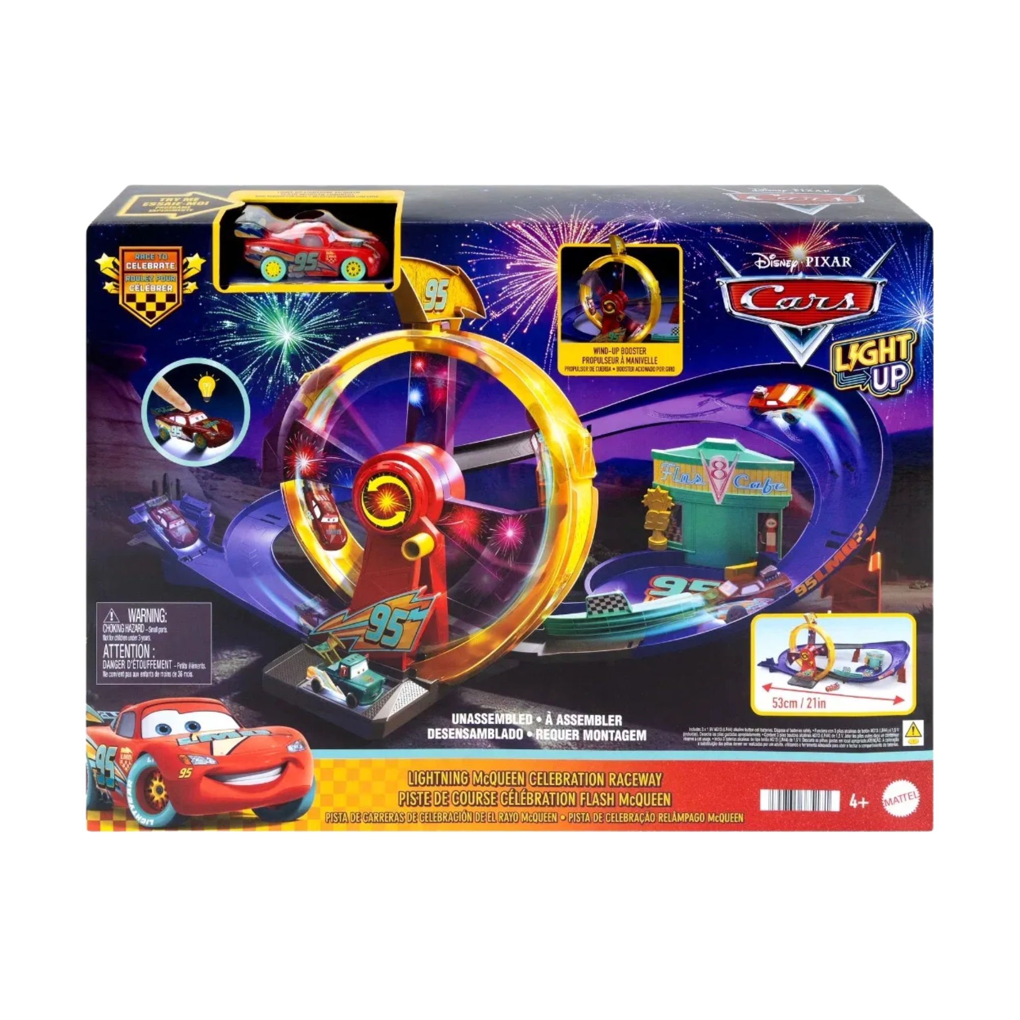 Pista de Celebração Carros Relâmpago Mcqueen Mattel - 927052