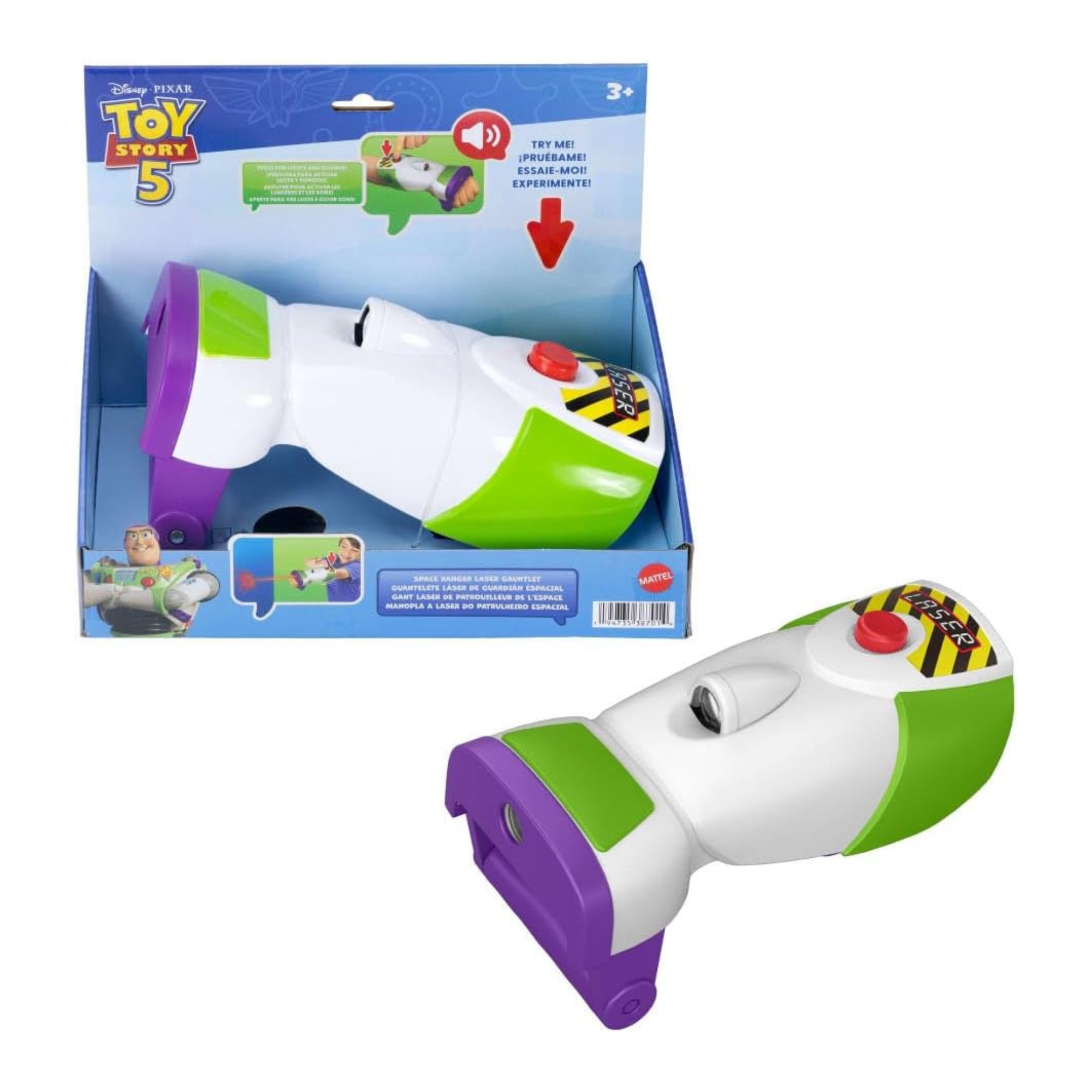 Brinquedo Laser Tag Buzz Lightyear Toy Story 5 Mattel - 927225