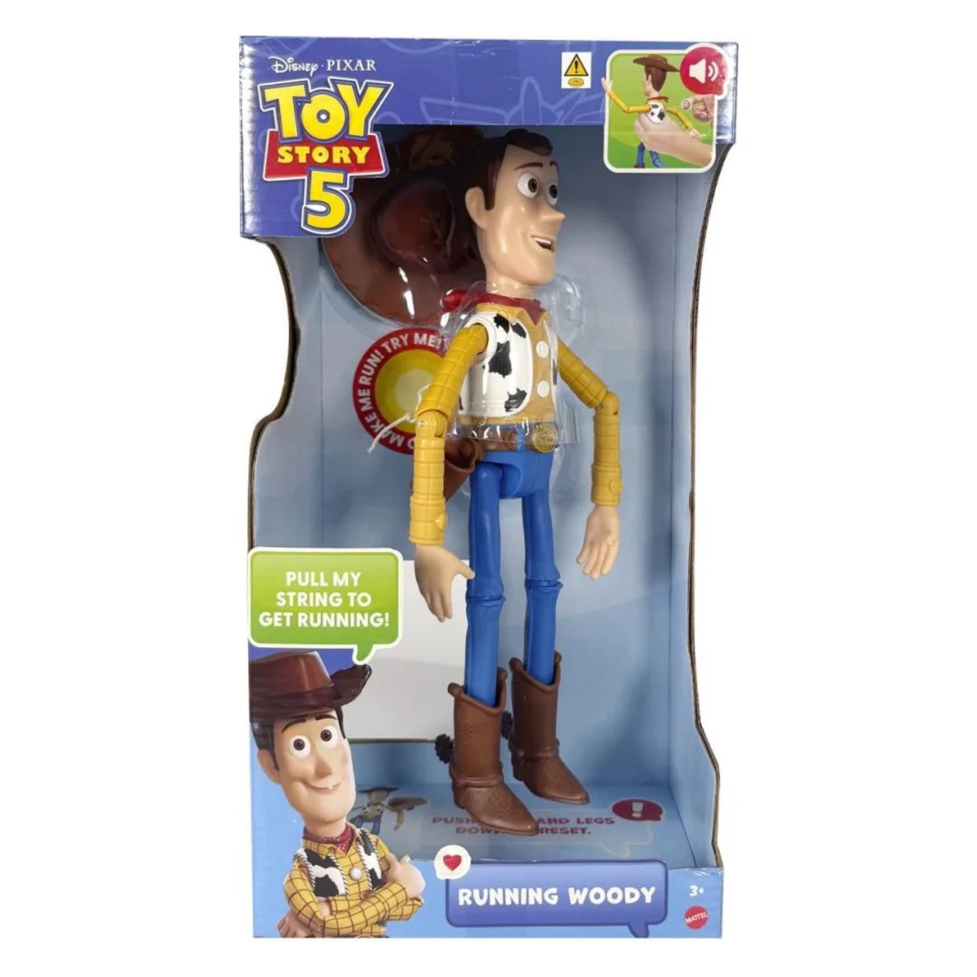 Boneco Articulado Woody Corredor Toy Story 5 Mattel - 927228